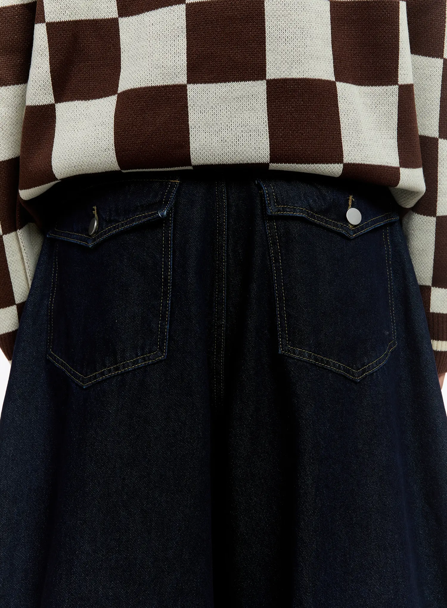Men's Wide Leg Casual Jeans IS530 - Image 2