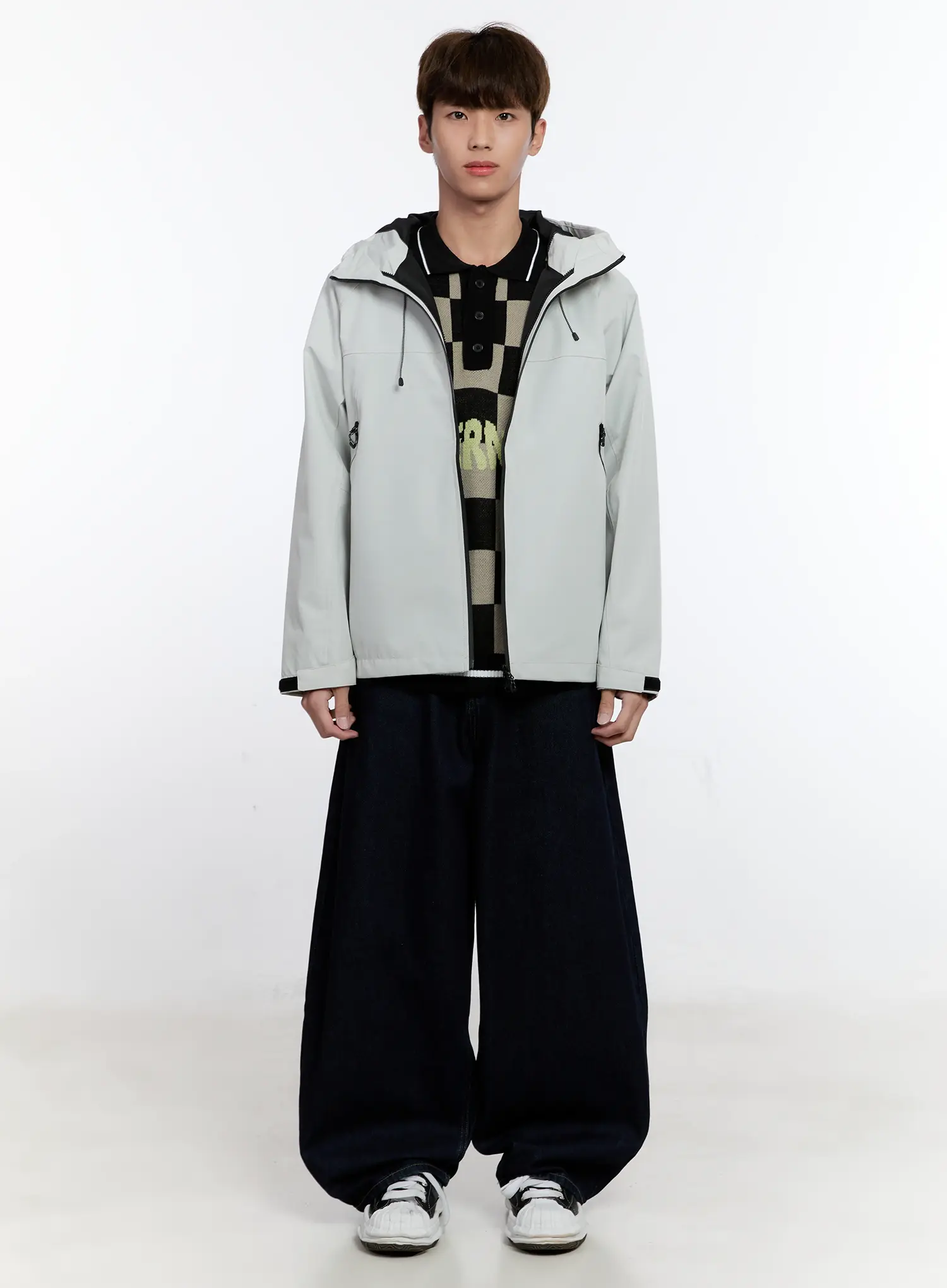 Men's Wide Leg Casual Jeans IS530 - Image 4