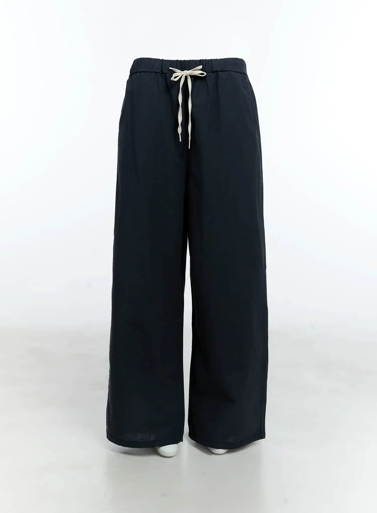 Men's Wide-Leg Cotton Pants IG512 - Image 2