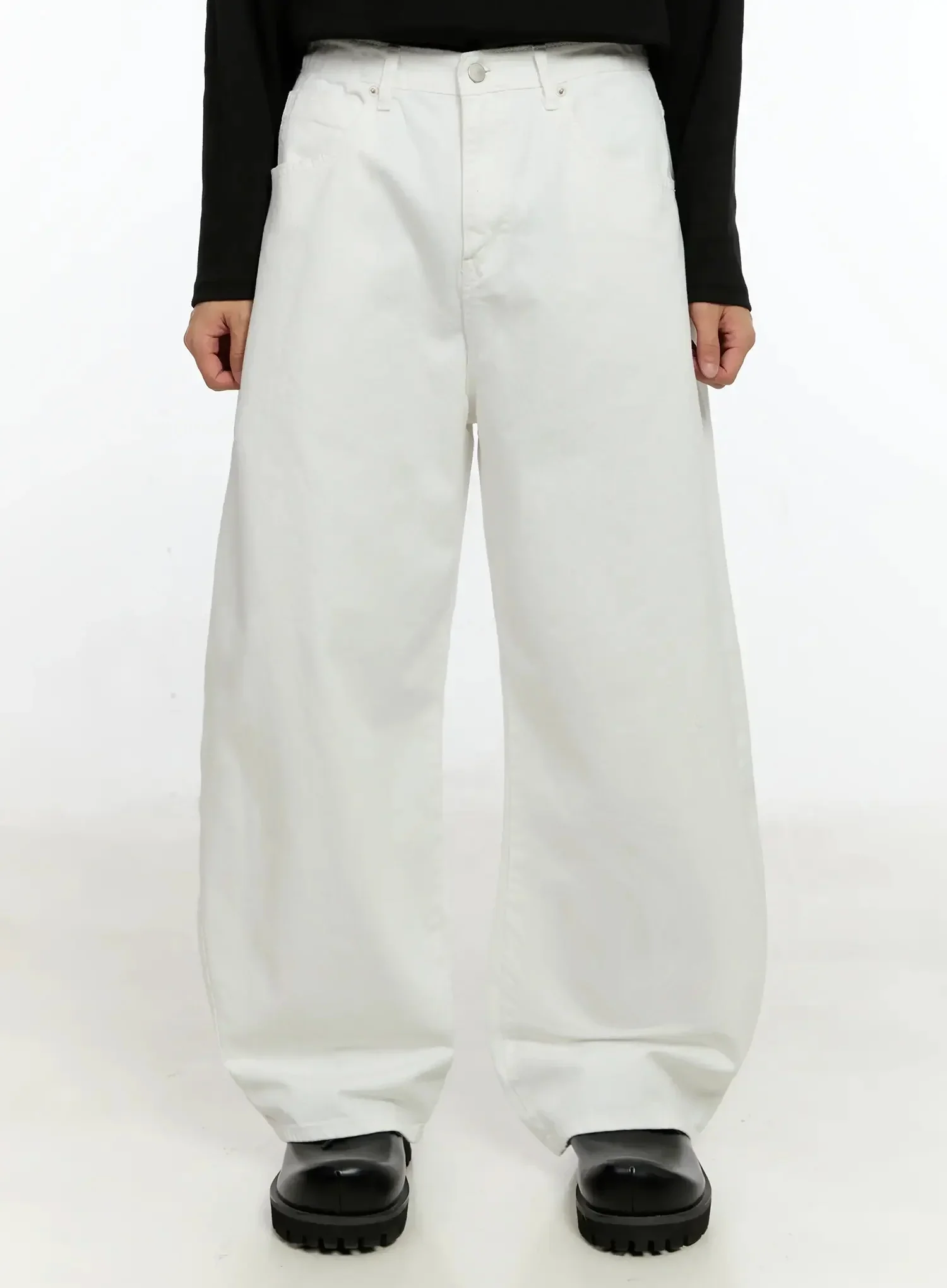 Men's Wide Leg Cotton Pants IN506