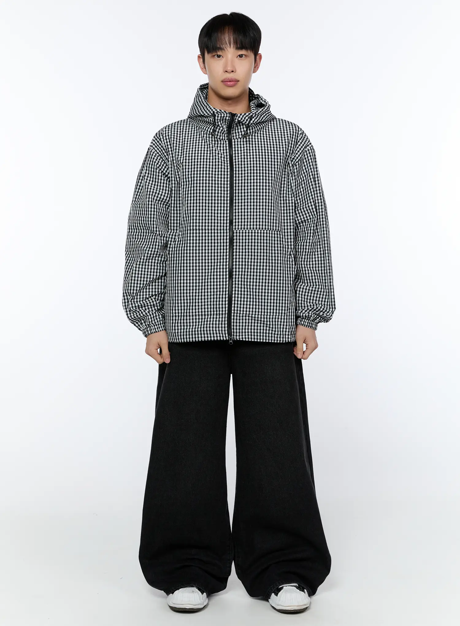 Men's Wide Leg Jeans IA520 - Image 4