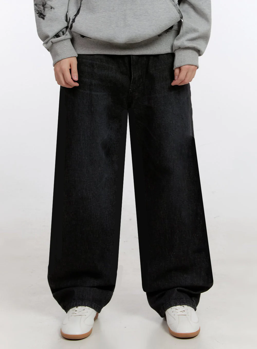 Men's Wide-Leg Jeans IM525 - Image 2