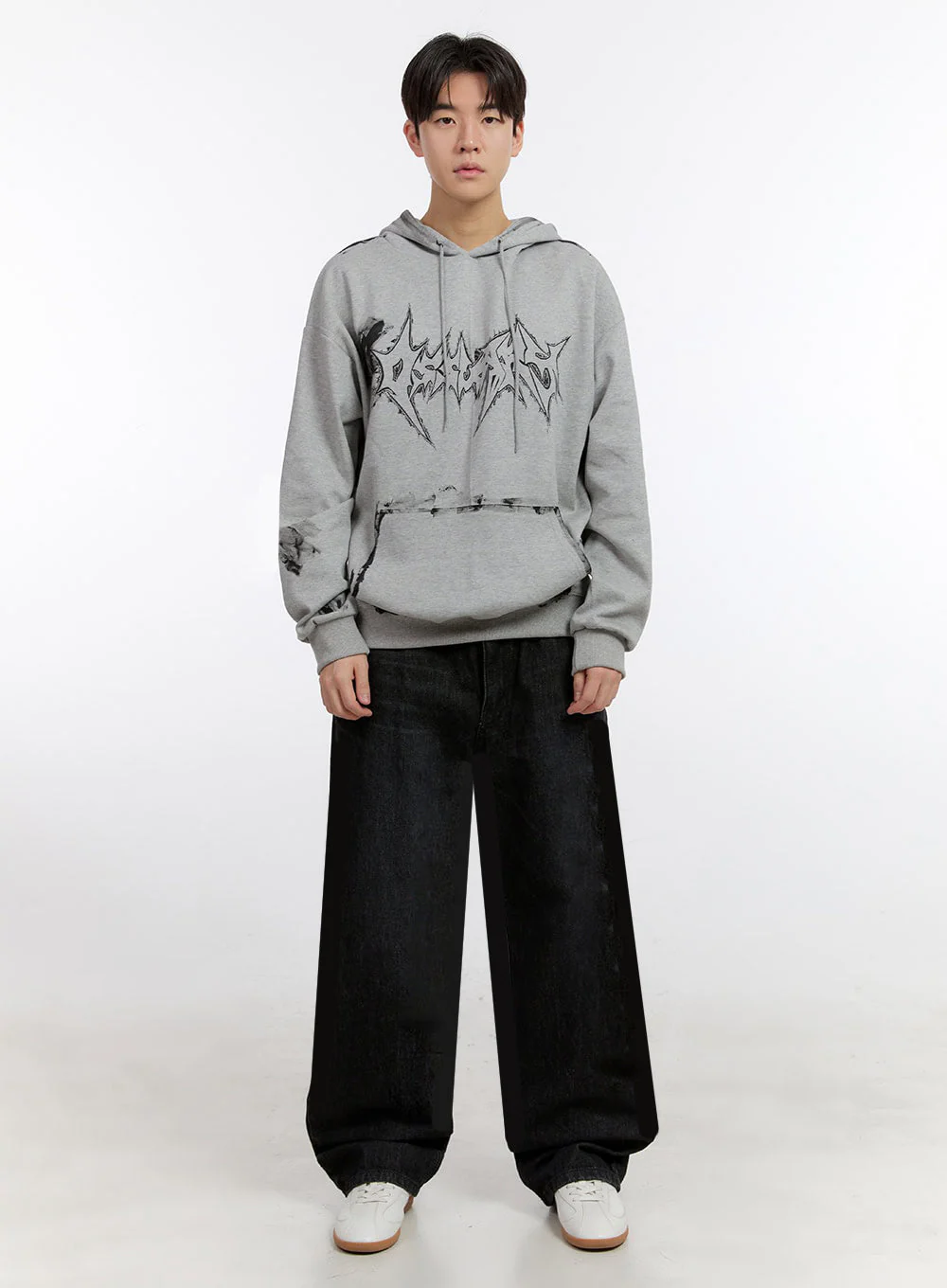 Men's Wide-Leg Jeans IM525 - Image 7