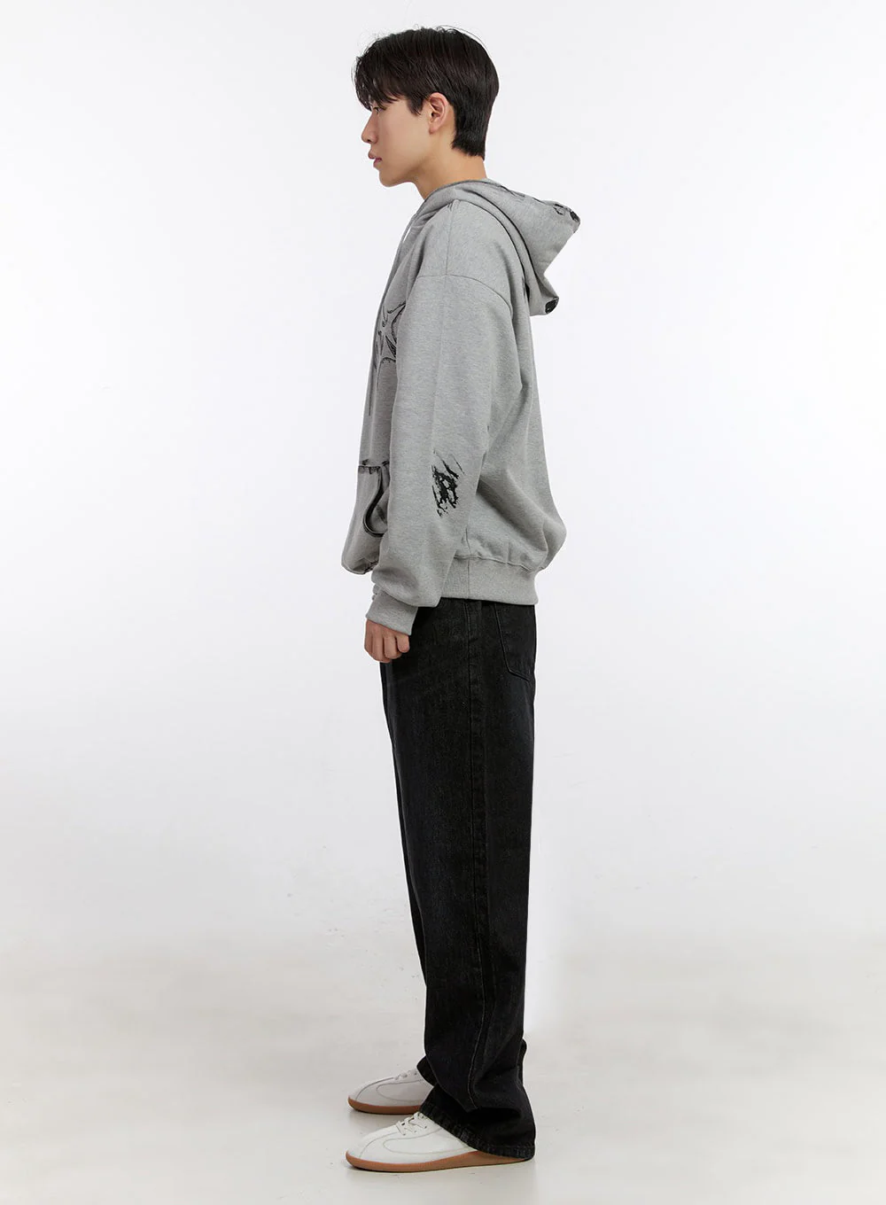 Men's Wide-Leg Jeans IM525 - Image 8