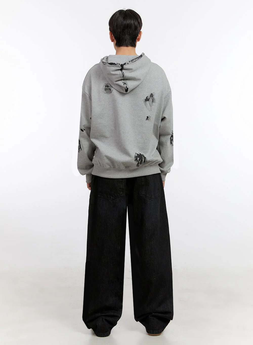 Men's Wide-Leg Jeans IM525 - Image 9