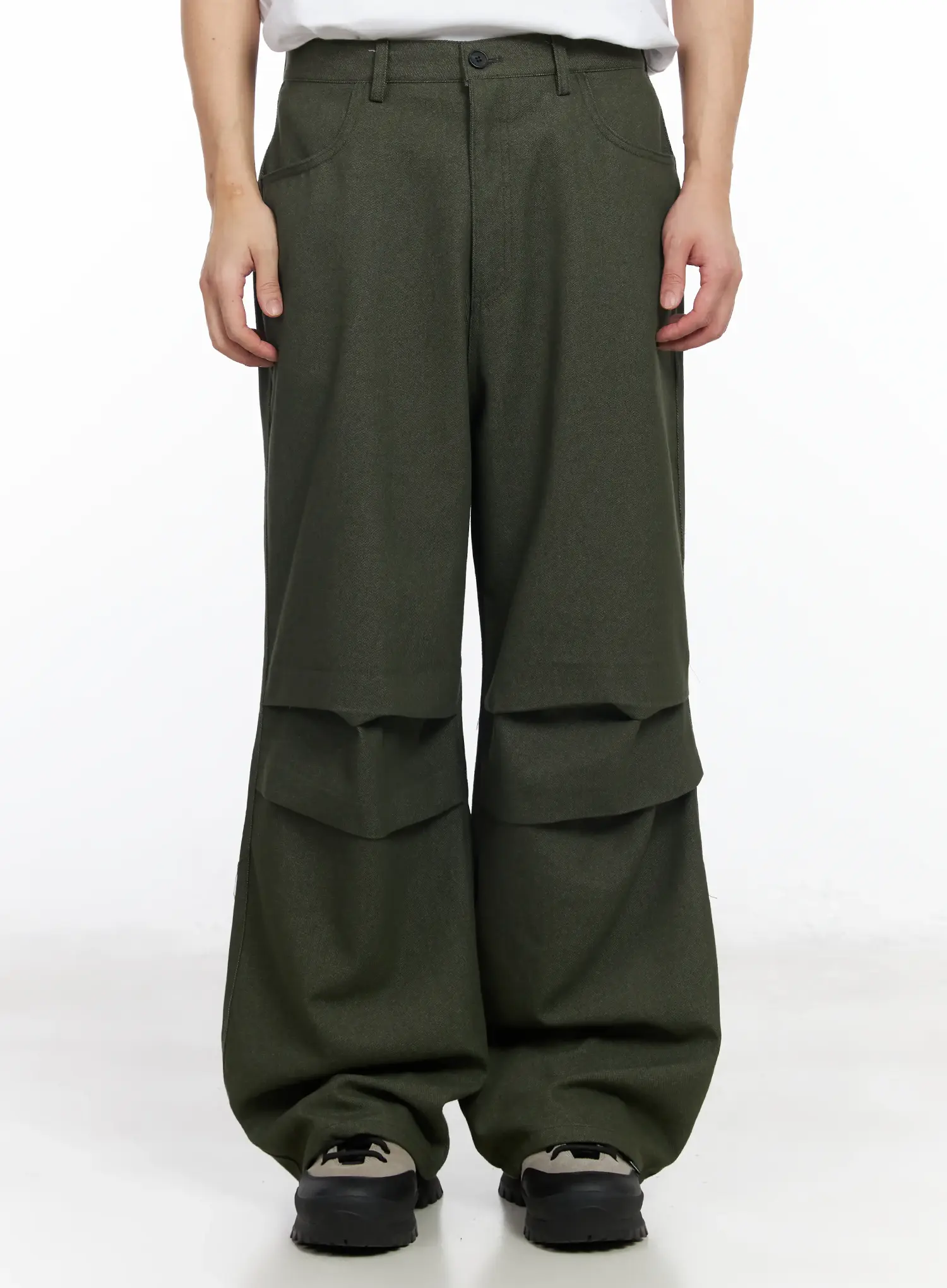 Men's Wide Leg Parachute Pants IM518