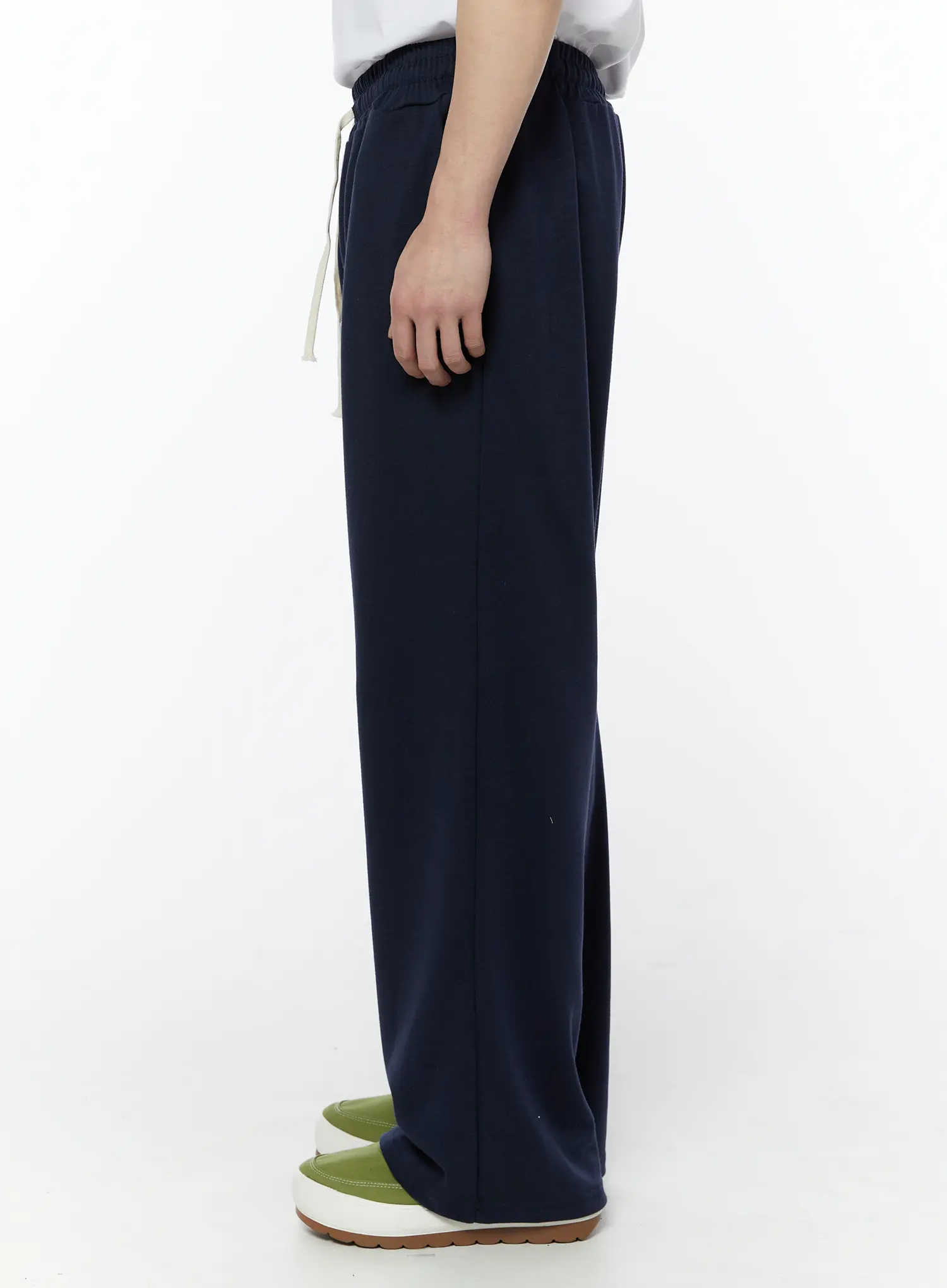 Men's Wide Leg Sweatpants (Dark Blue) IY506 - Image 5