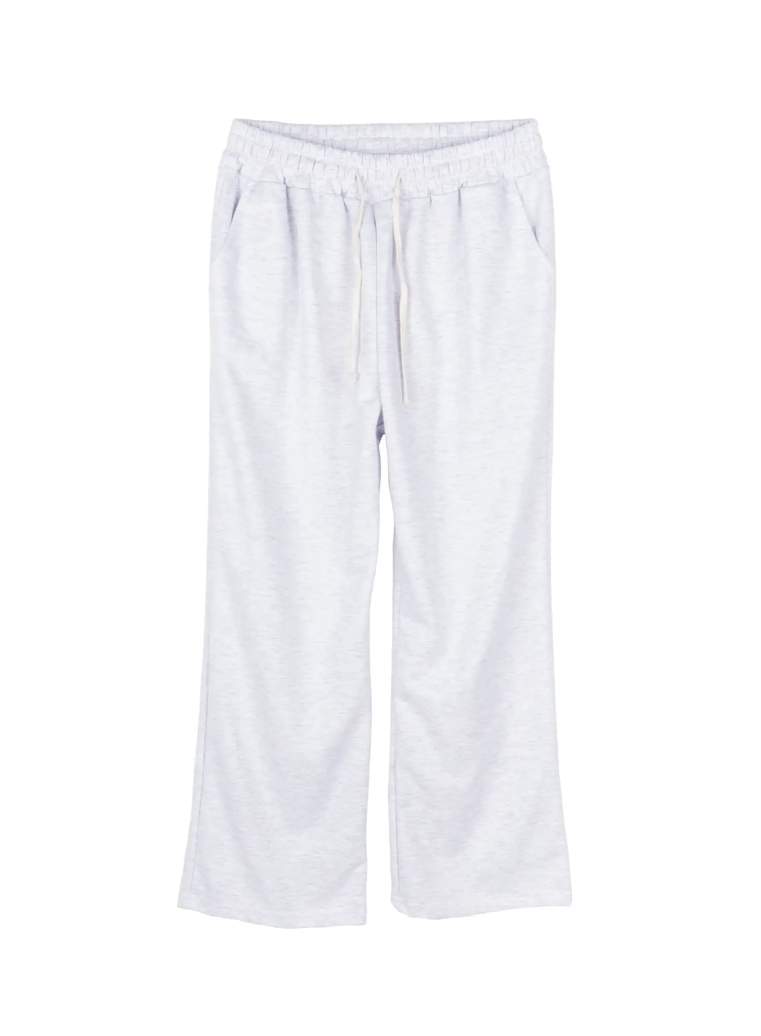 Men's Wide Leg Sweatpants (Light Gray) IY504 - Image 2