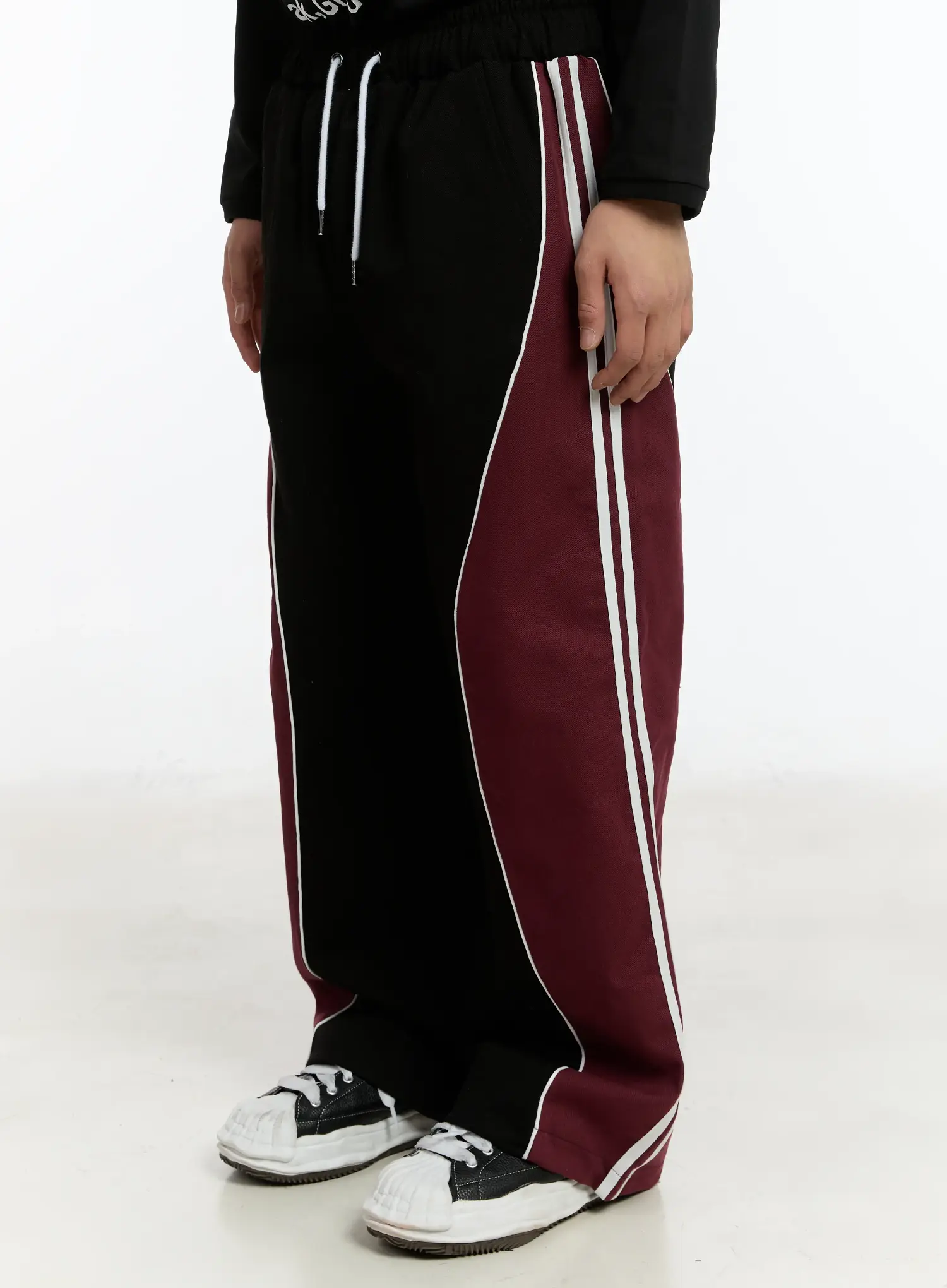 Men's Wide-Leg Track Pants IM503 - Image 5