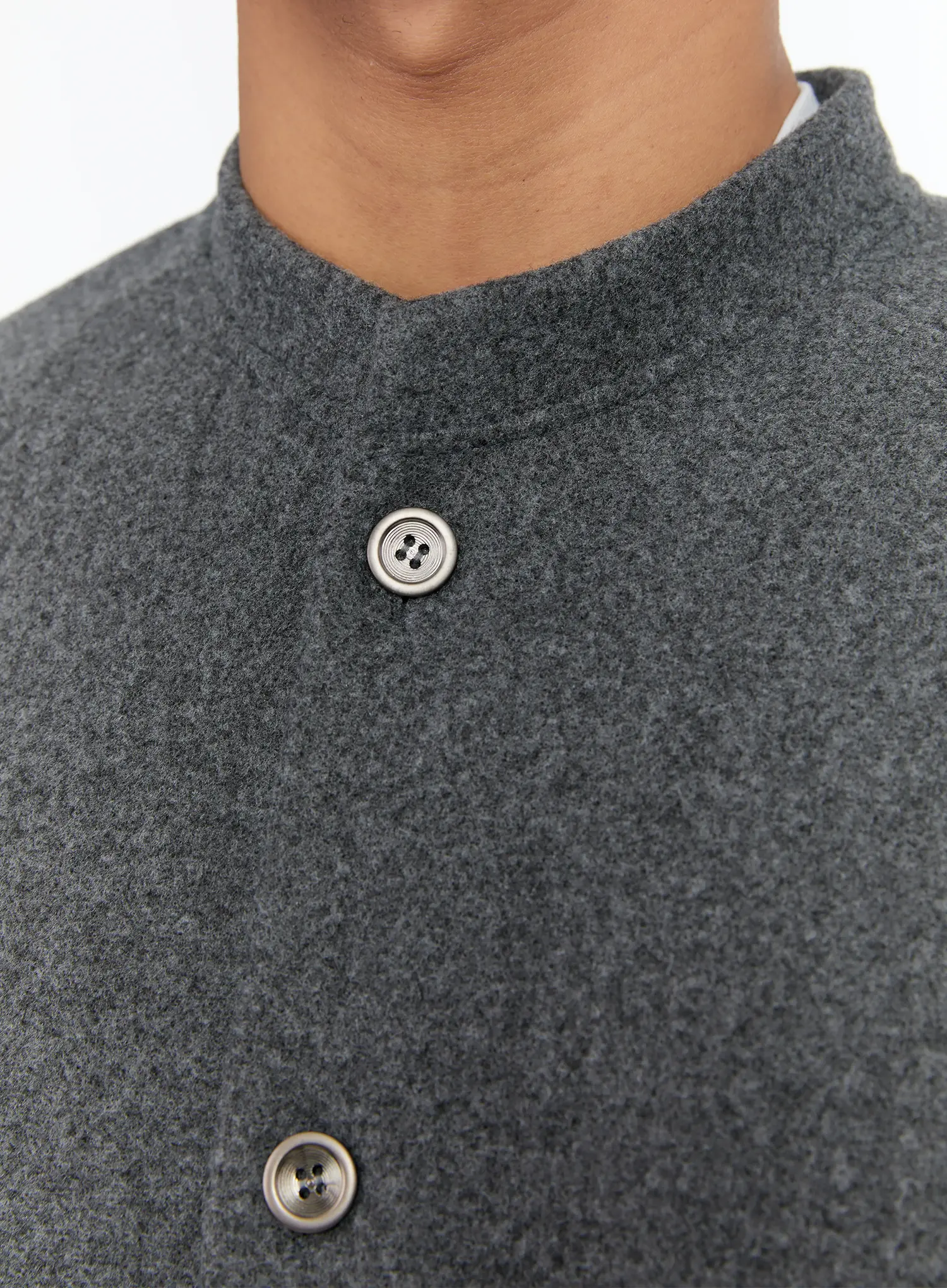 Men's Wool Blended Crop Cardigan IN512 - Image 15