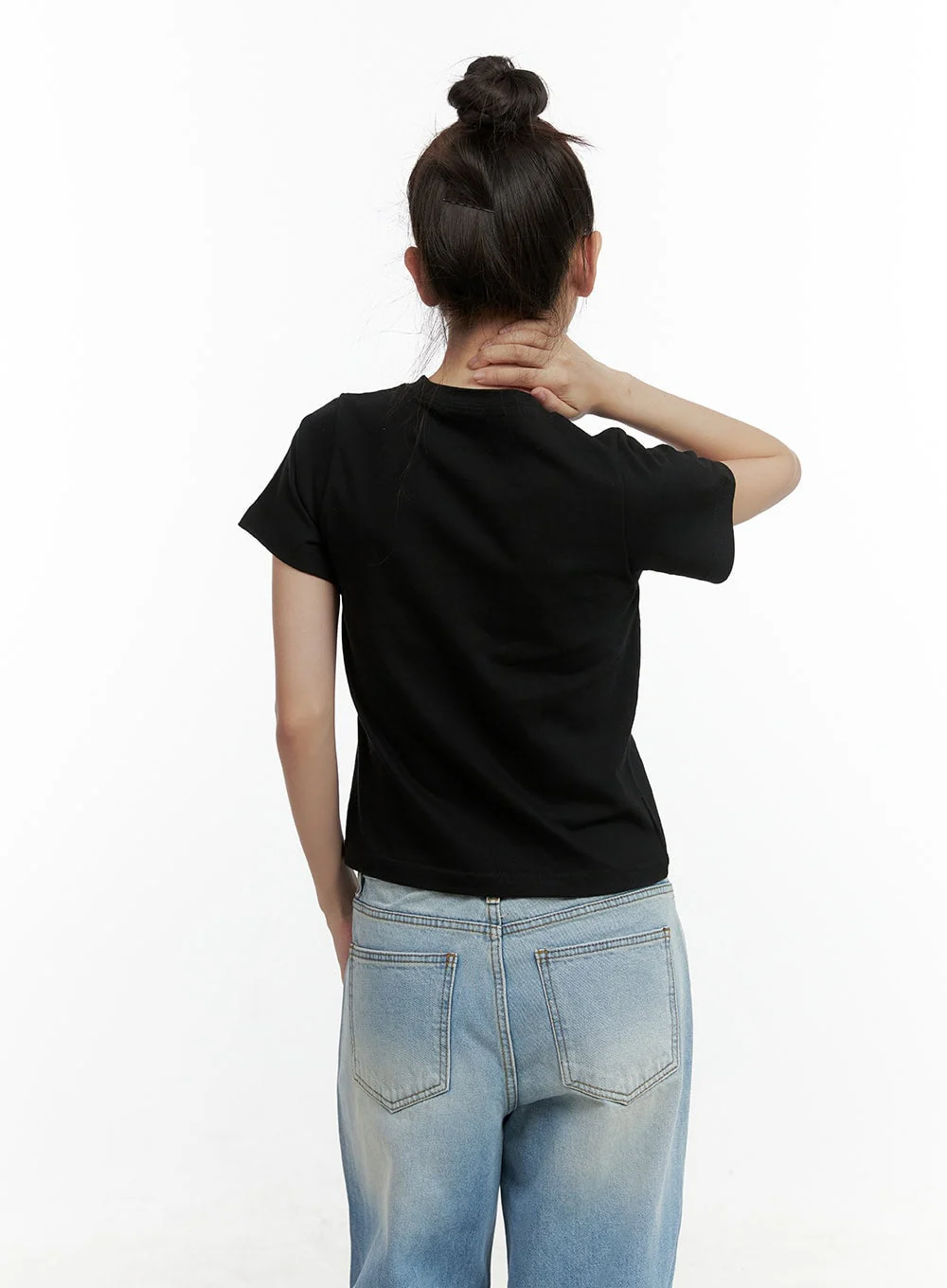 Merry-Go-Around Cotton Graphic Crop Tee CL410 - Image 5