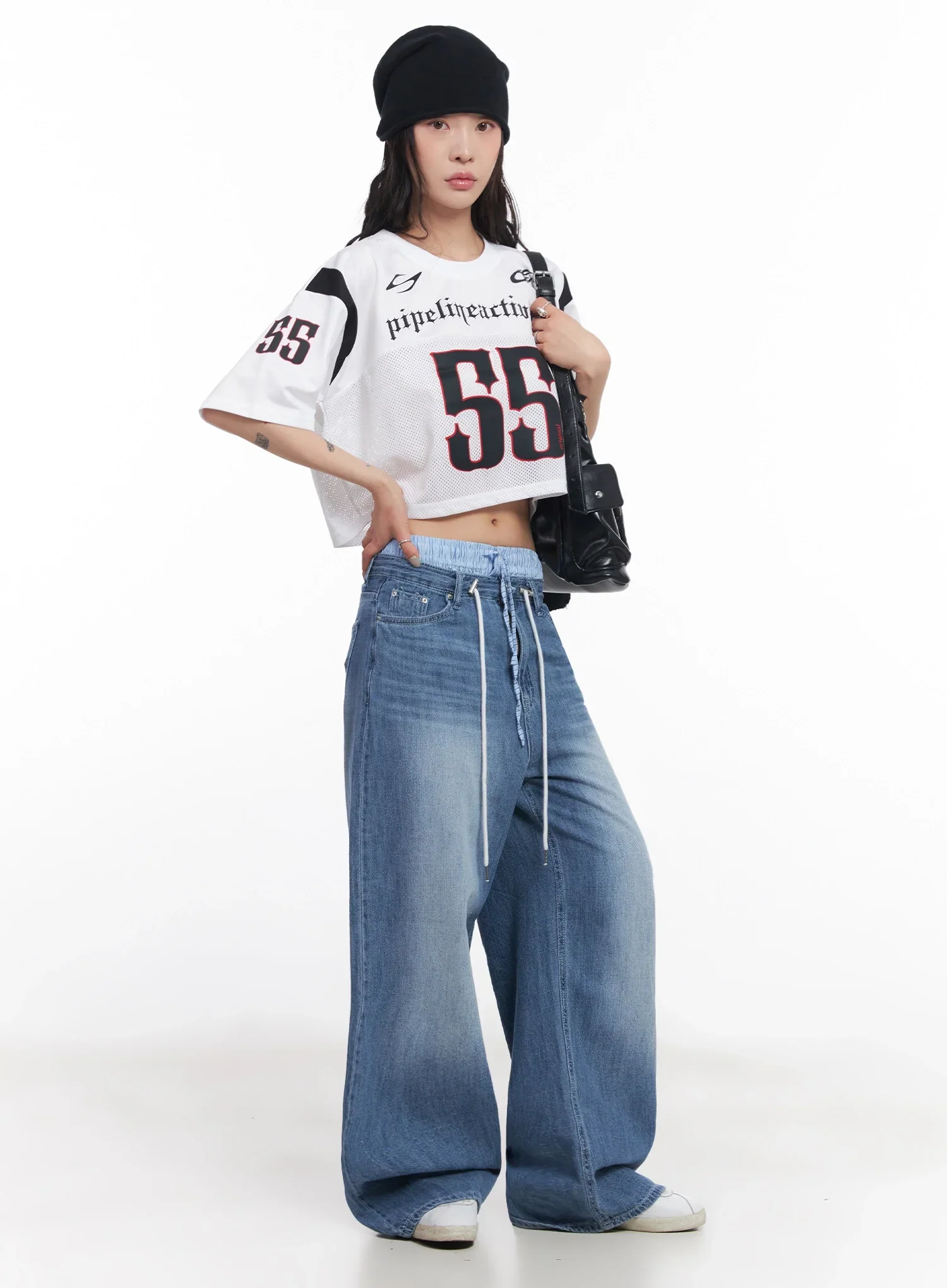 Mesh Jersey Crop Top IC503 - Image 16