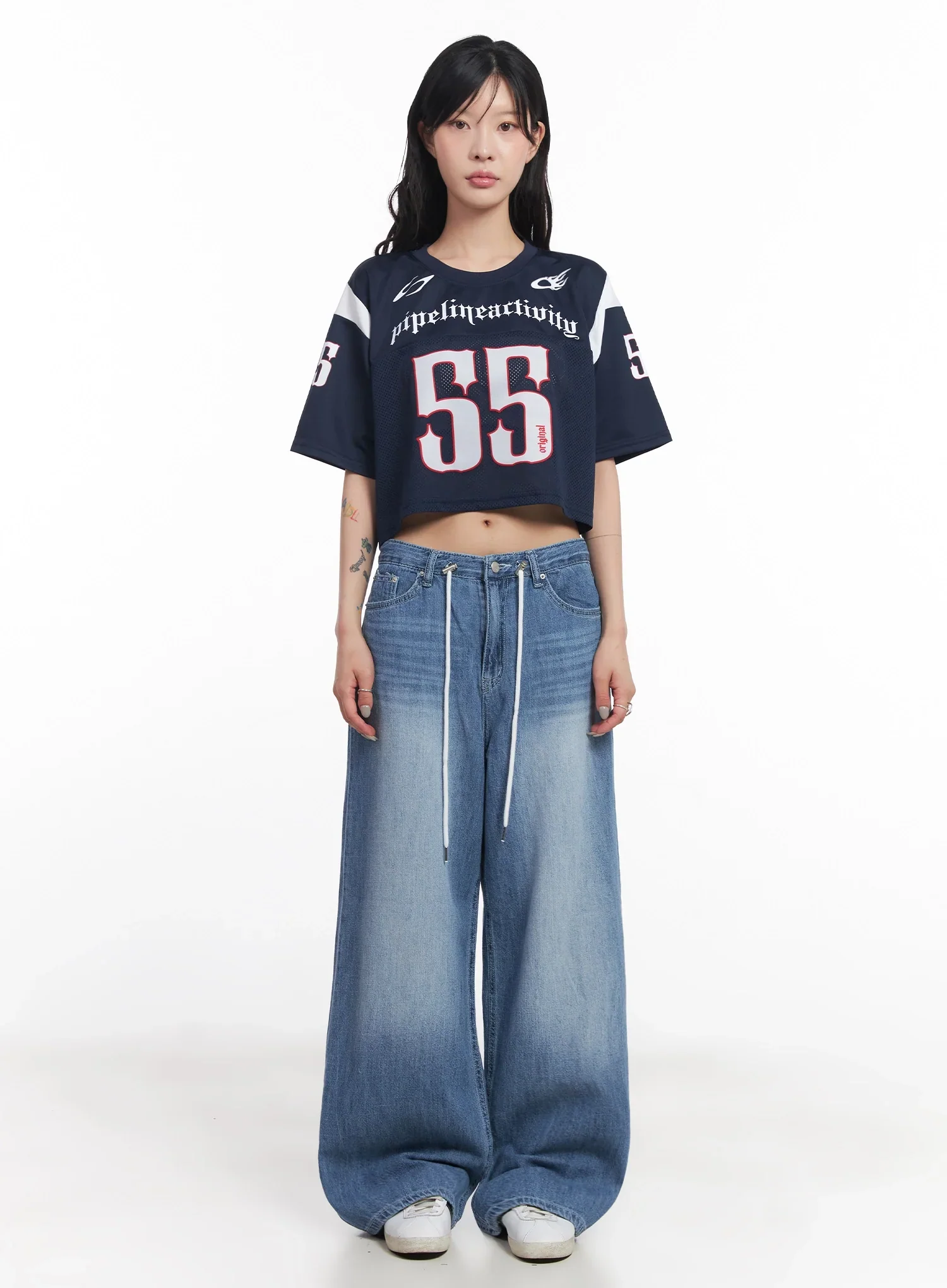 Mesh Jersey Crop Top IC503 - Image 5