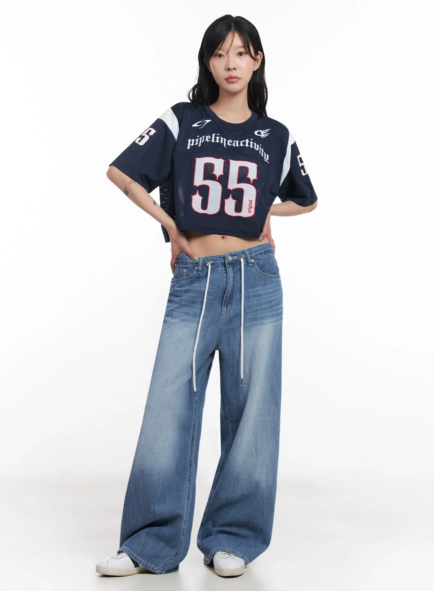 Mesh Jersey Crop Top IC503 - Image 6