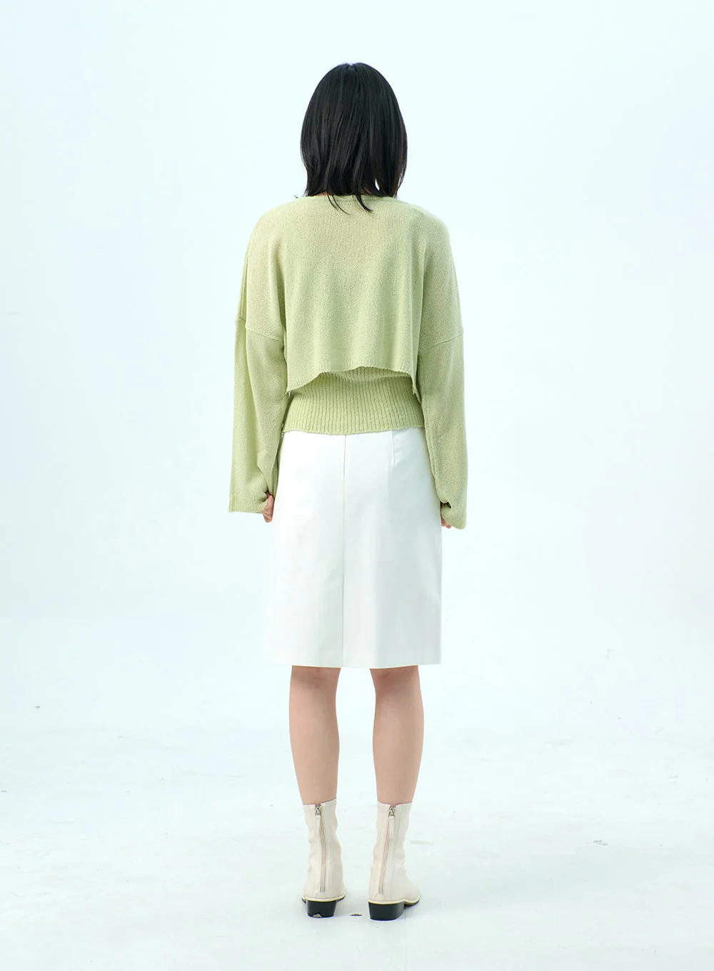 Mesh Top And Cardigan Set OY317 - Image 11
