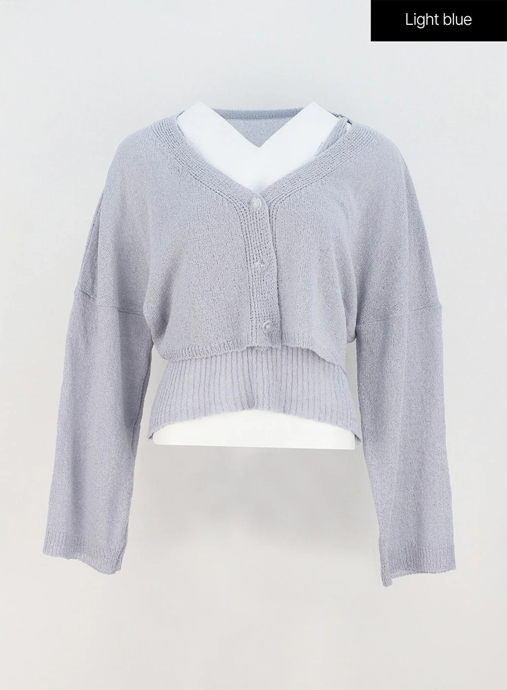 Mesh Top And Cardigan Set OY317 - Image 13