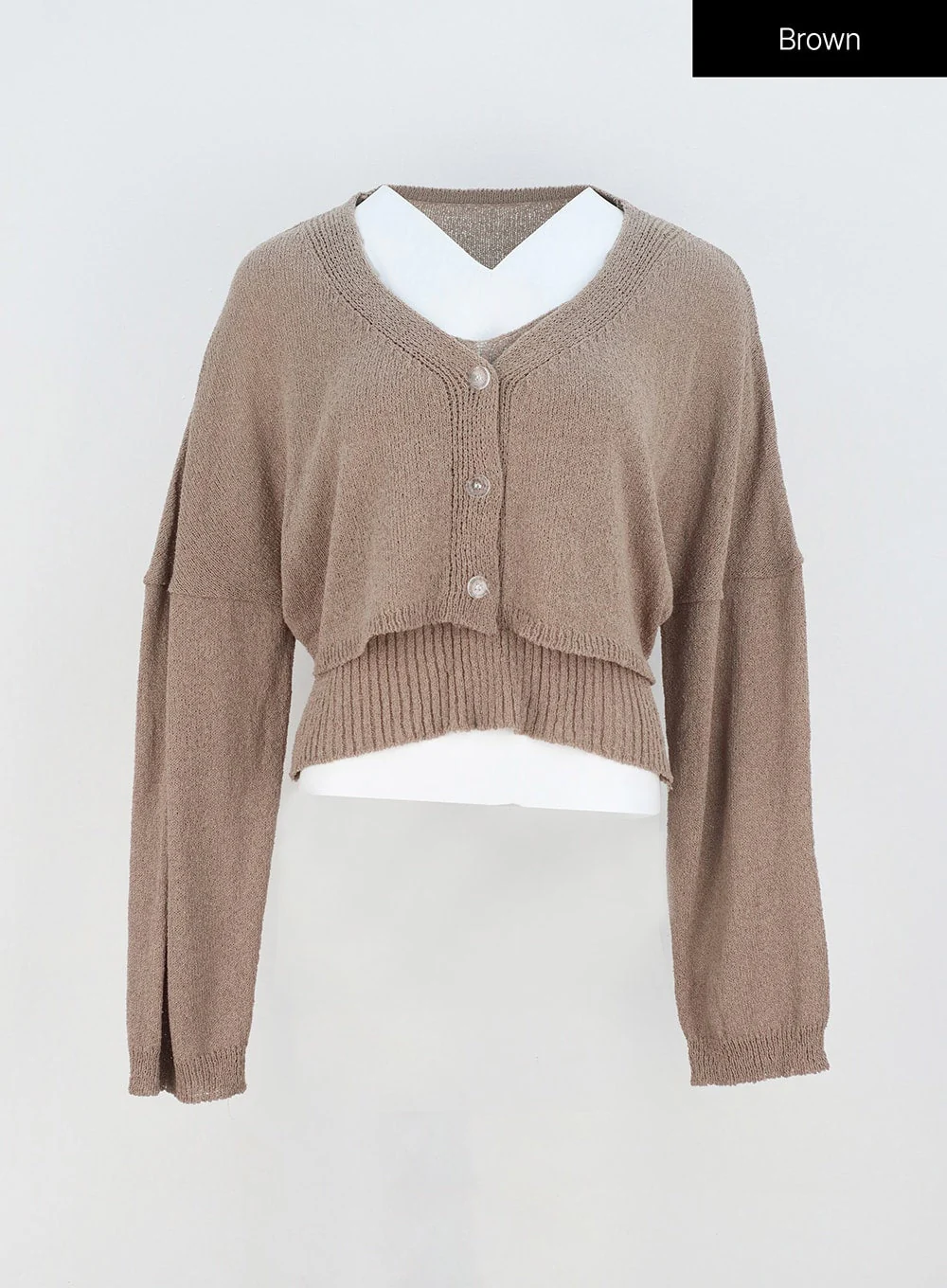 Mesh Top And Cardigan Set OY317 - Image 18
