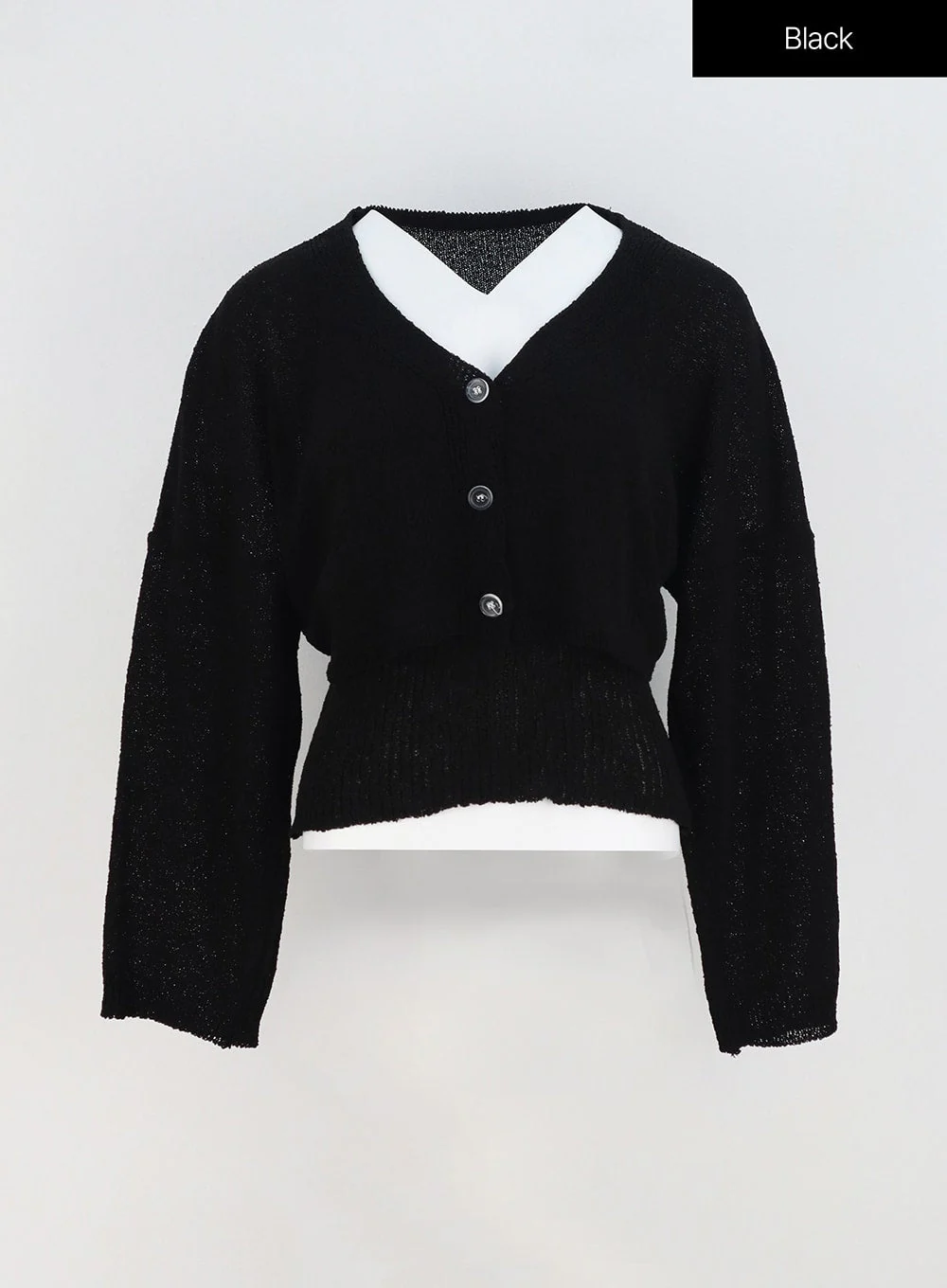 Mesh Top And Cardigan Set OY317 - Image 19