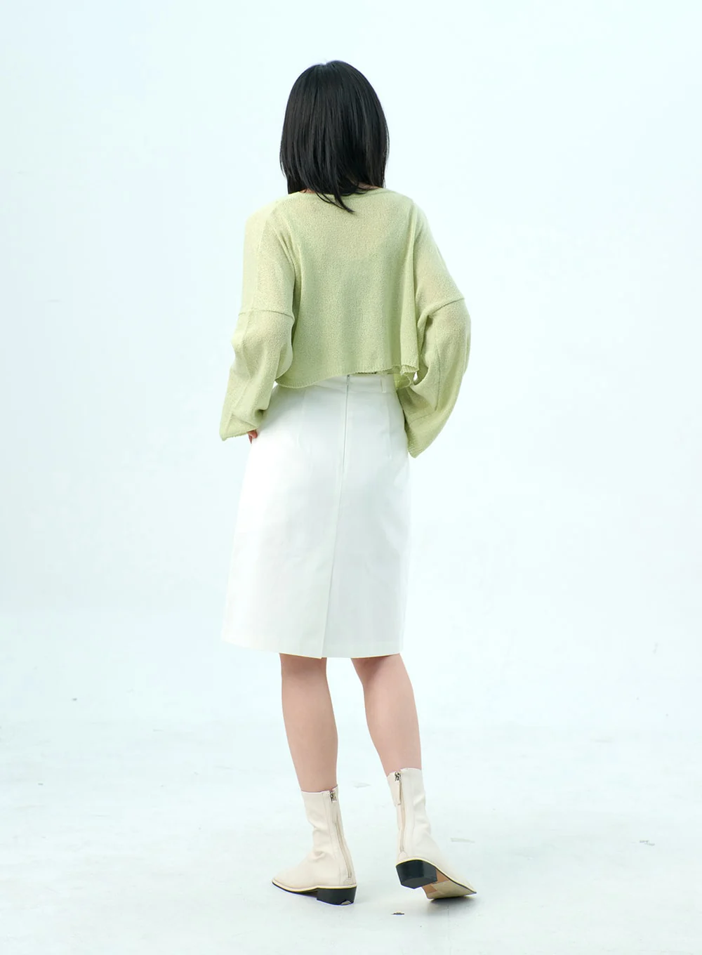 Mesh Top And Cardigan Set OY317 - Image 7