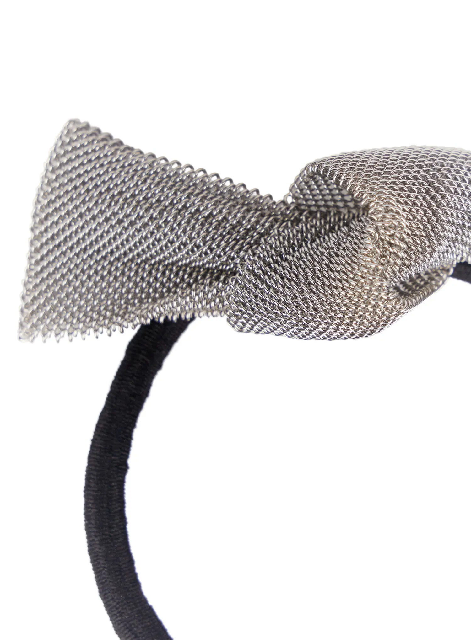 Metal Bow Hair Tie F502 - Image 4
