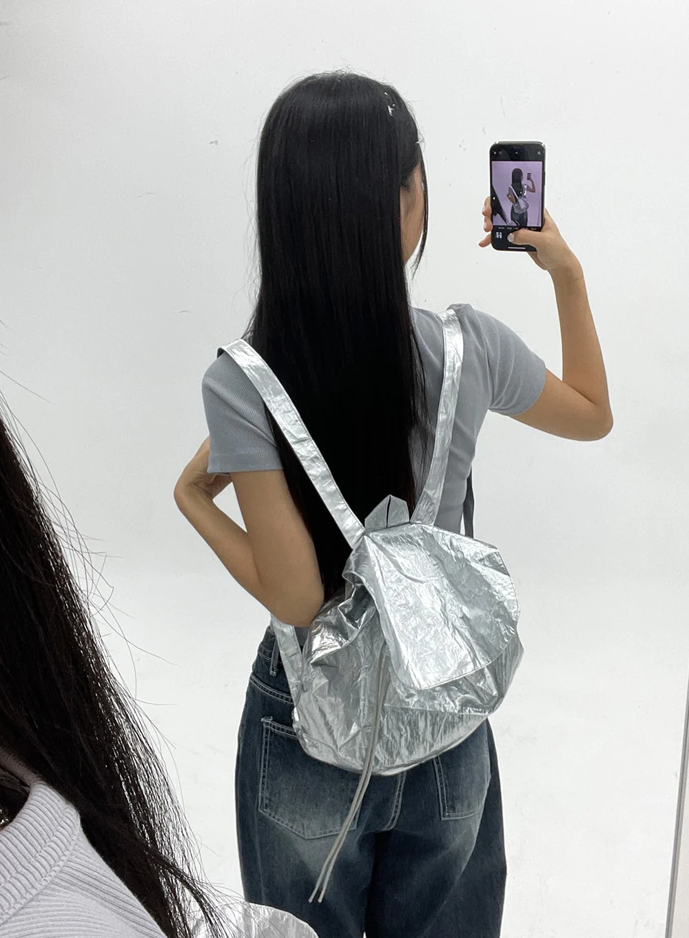 Metallic Color Backpack CL303 - Image 5