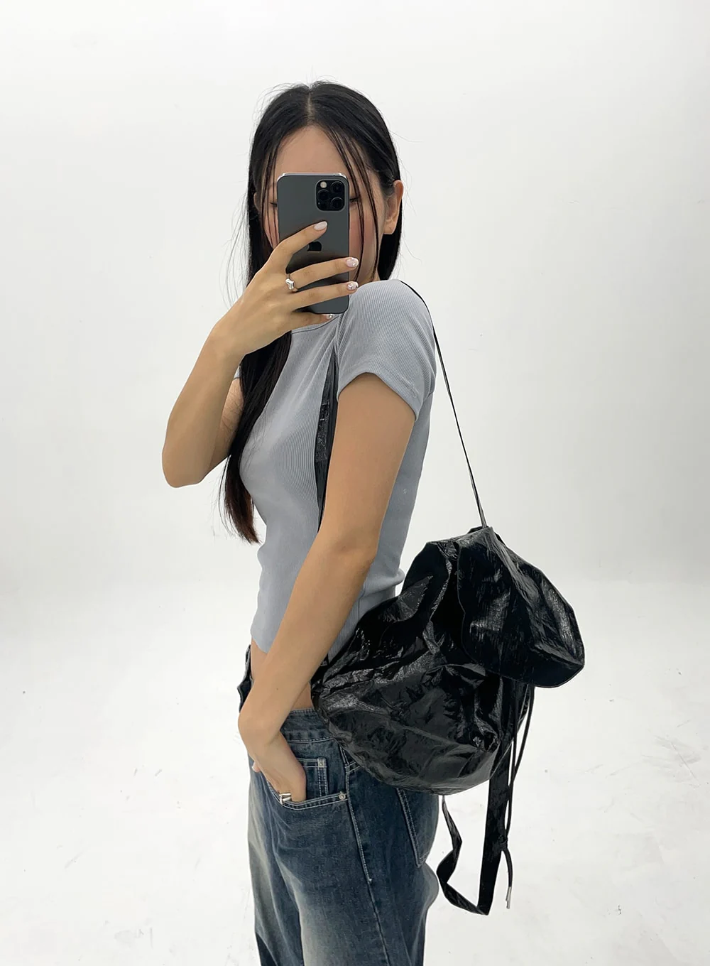 Metallic Color Backpack CL303 - Image 6