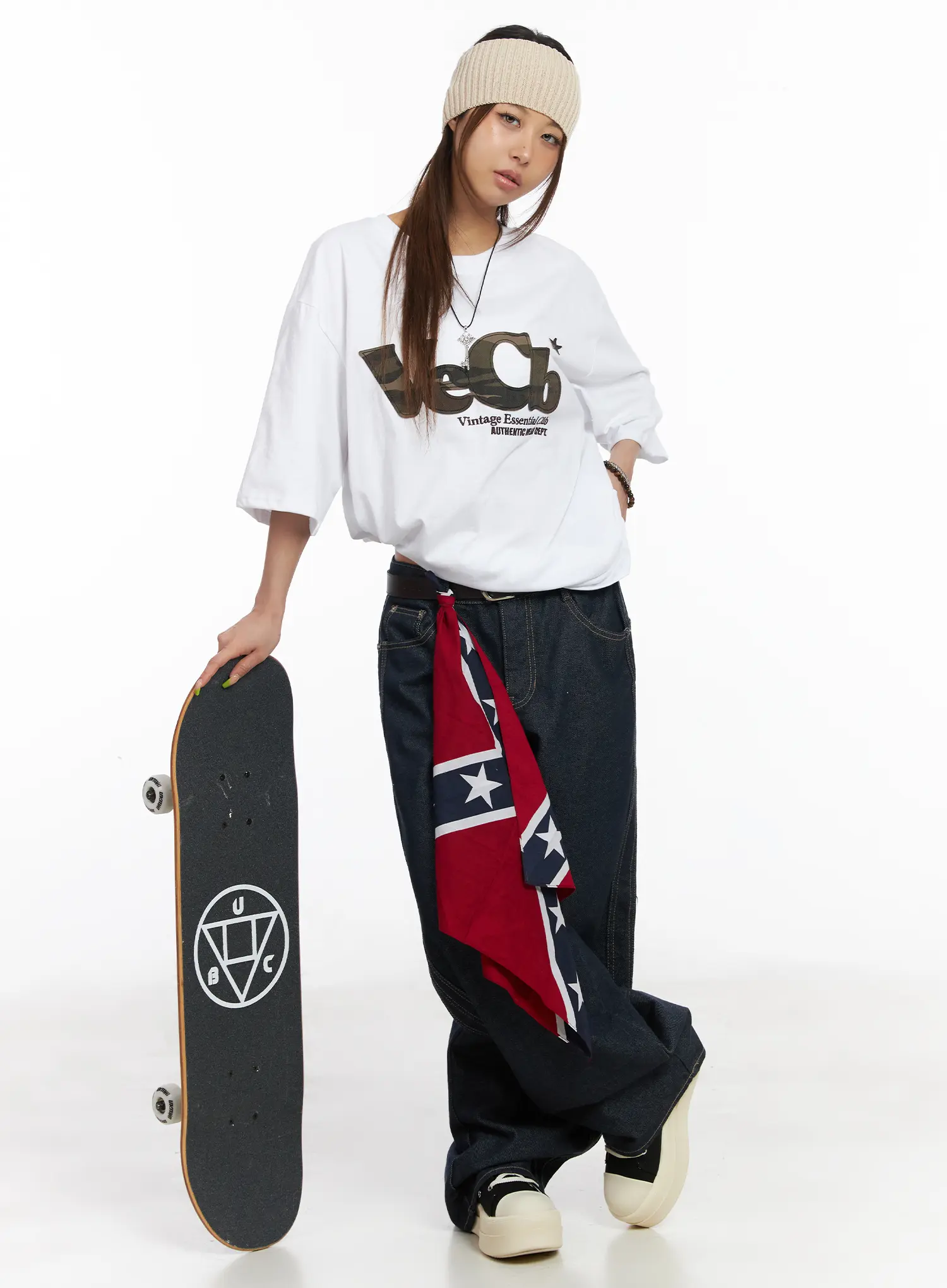 Micah Non-Fade Wide Leg Jeans CM525 - Image 9