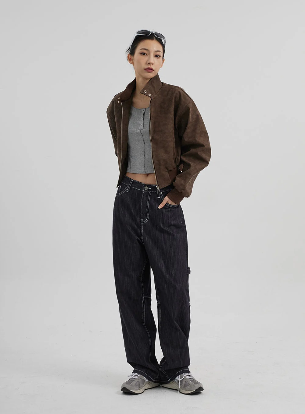 Mid-Rise Baggy Jeans CF307 - Image 10