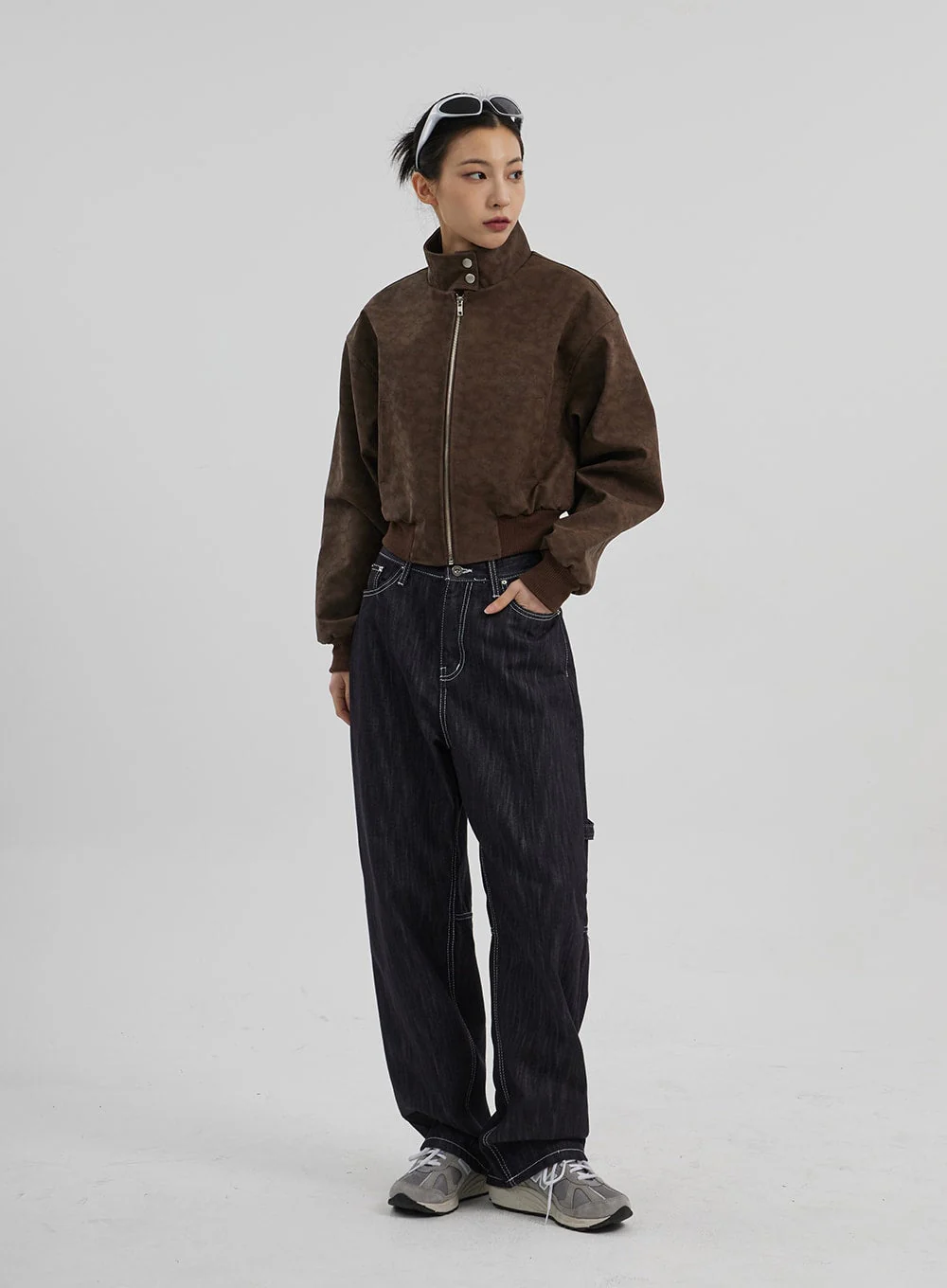 Mid-Rise Baggy Jeans CF307 - Image 3