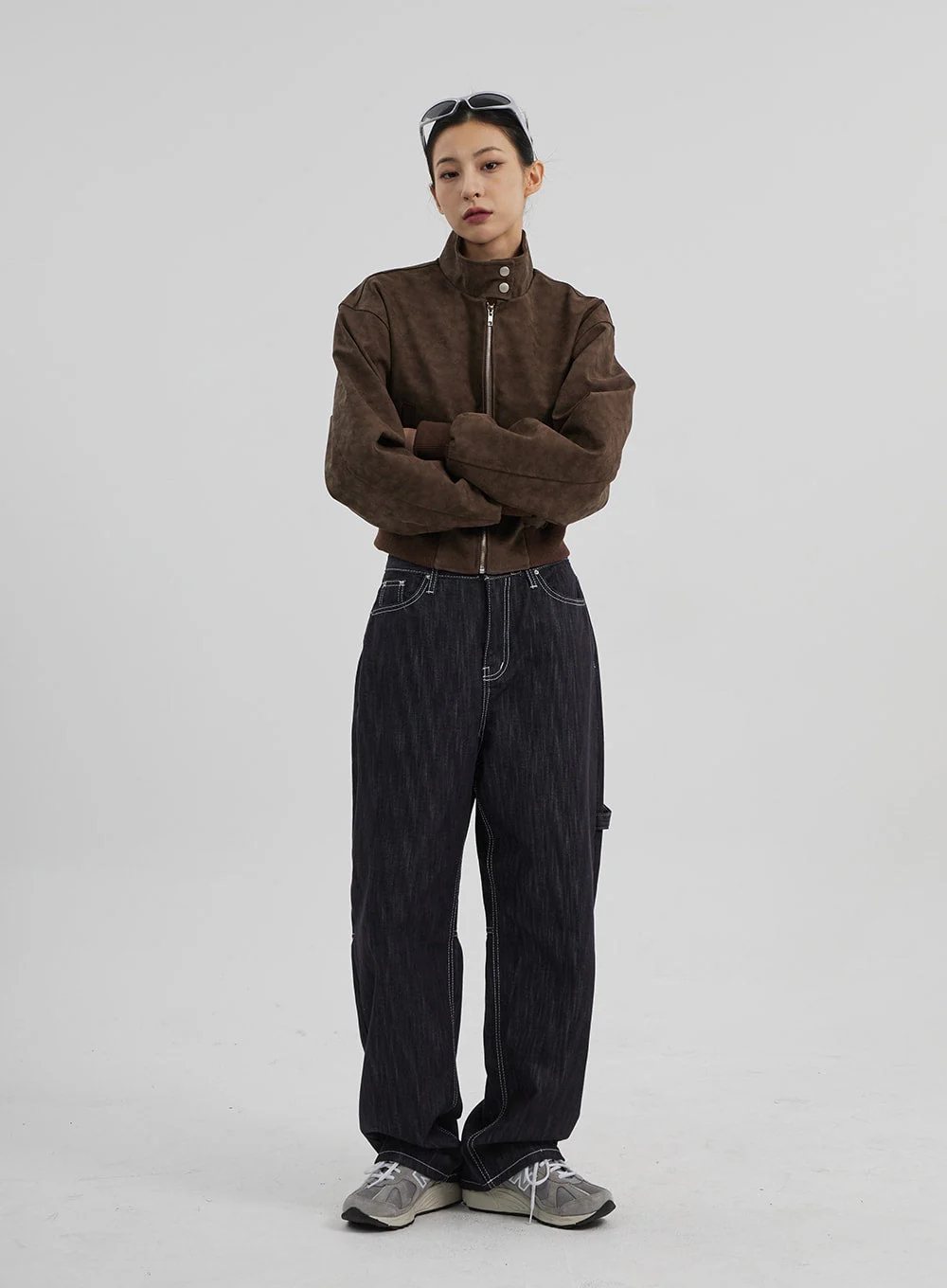 Mid-Rise Baggy Jeans CF307 - Image 4