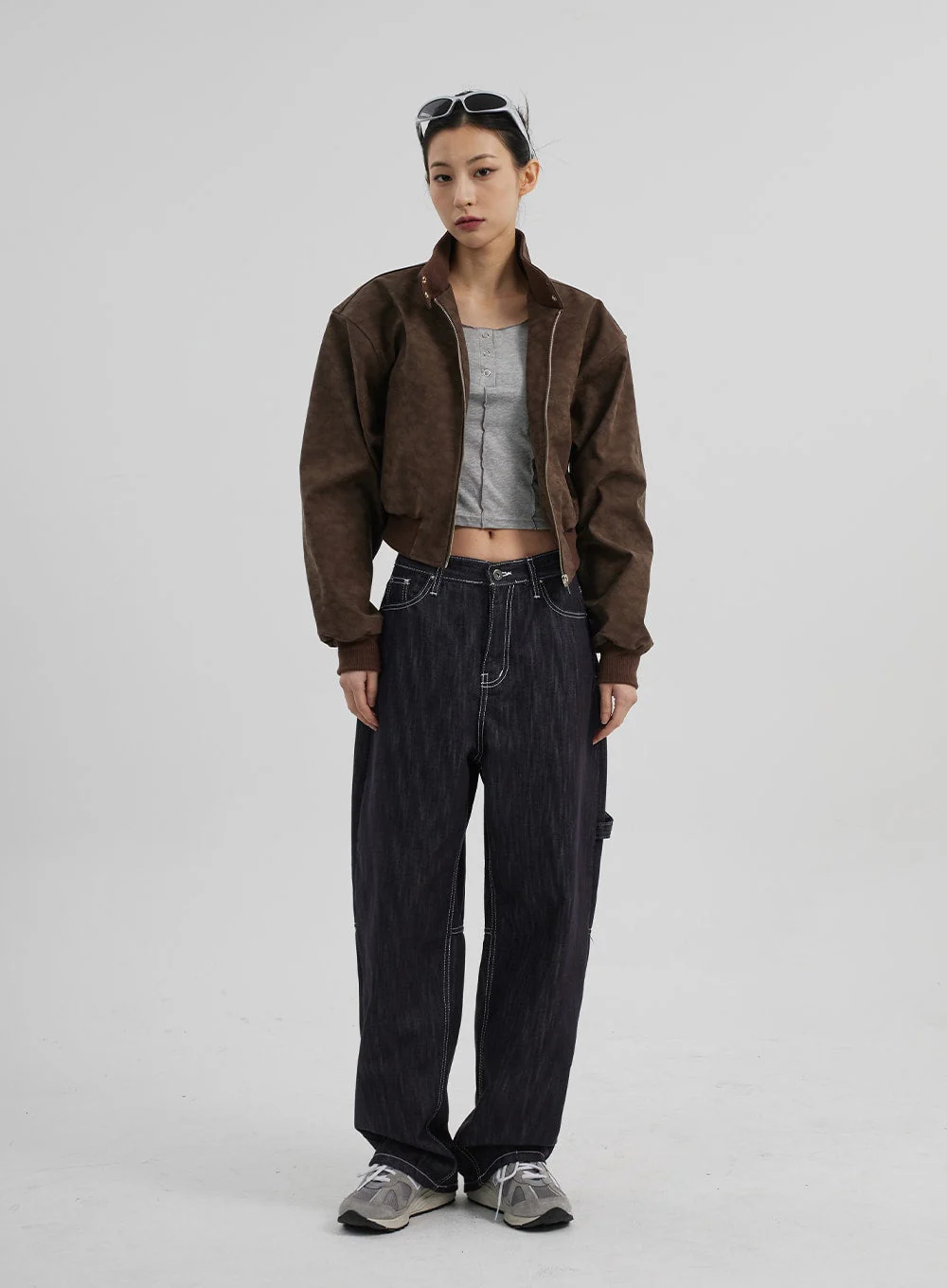 Mid-Rise Baggy Jeans CF307 - Image 7