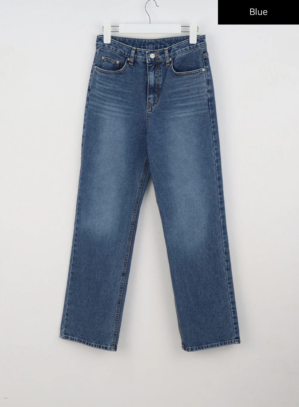 Mid-Rise Mid-Wash Jeans BY325 - Image 10