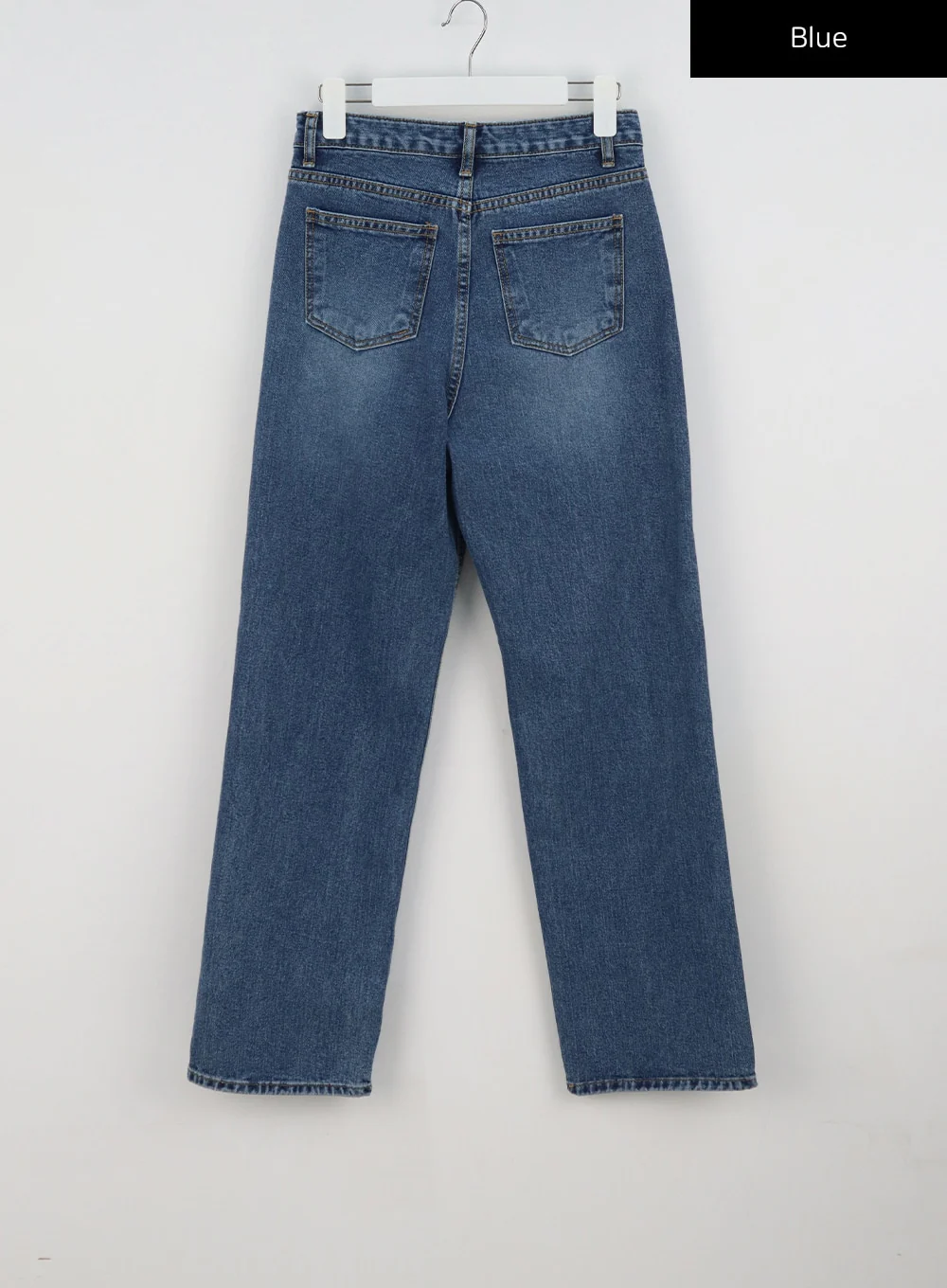 Mid-Rise Mid-Wash Jeans BY325 - Image 11