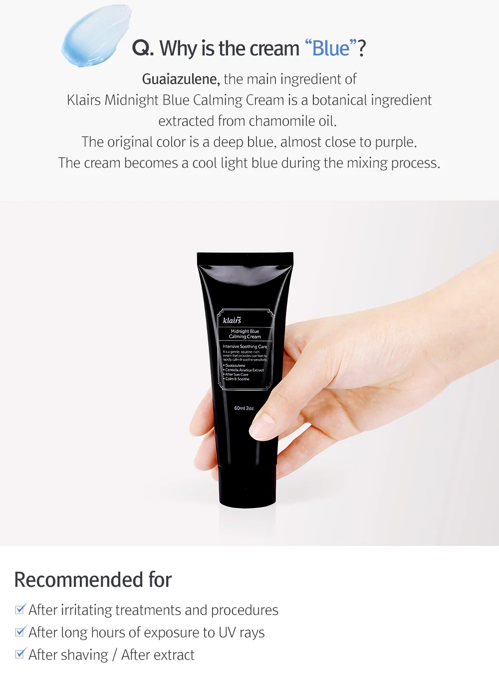 Midnight Blue Calming Cream (60g) - Image 5