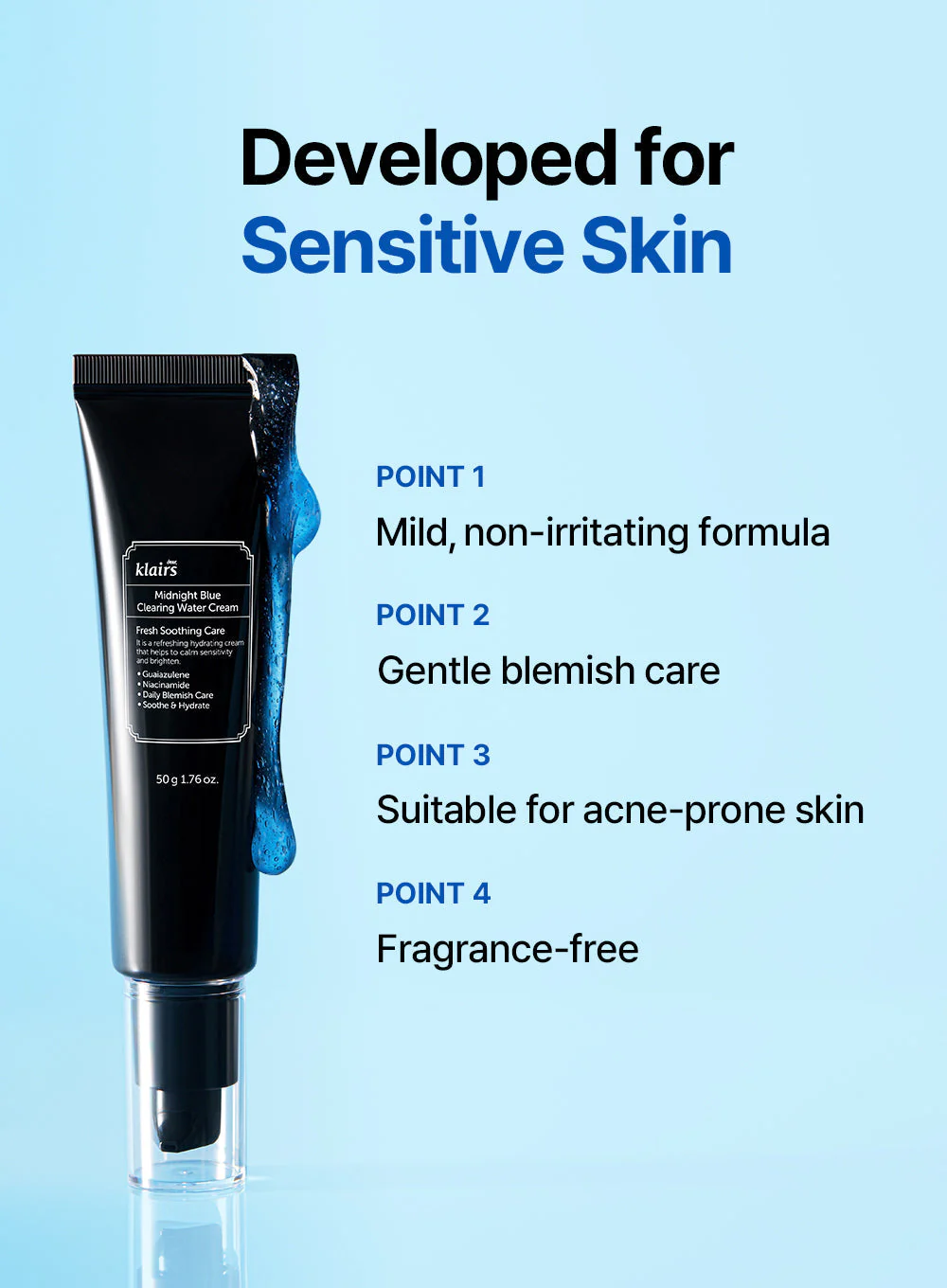 Midnight Blue Clearing Water Cream (50g) - Image 20