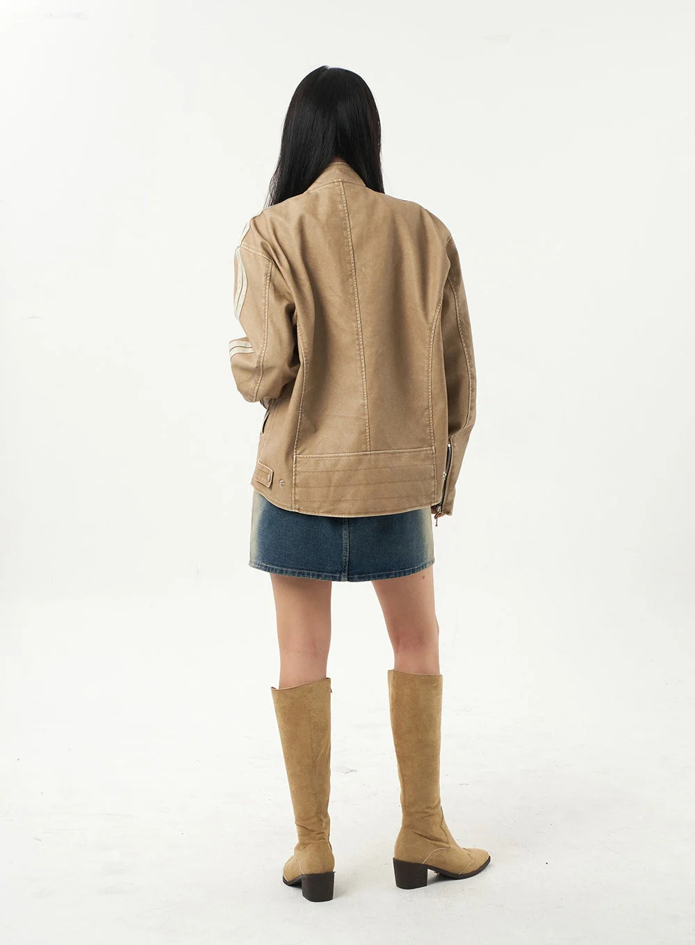 Mini Denim Skirt CA325 - Image 13