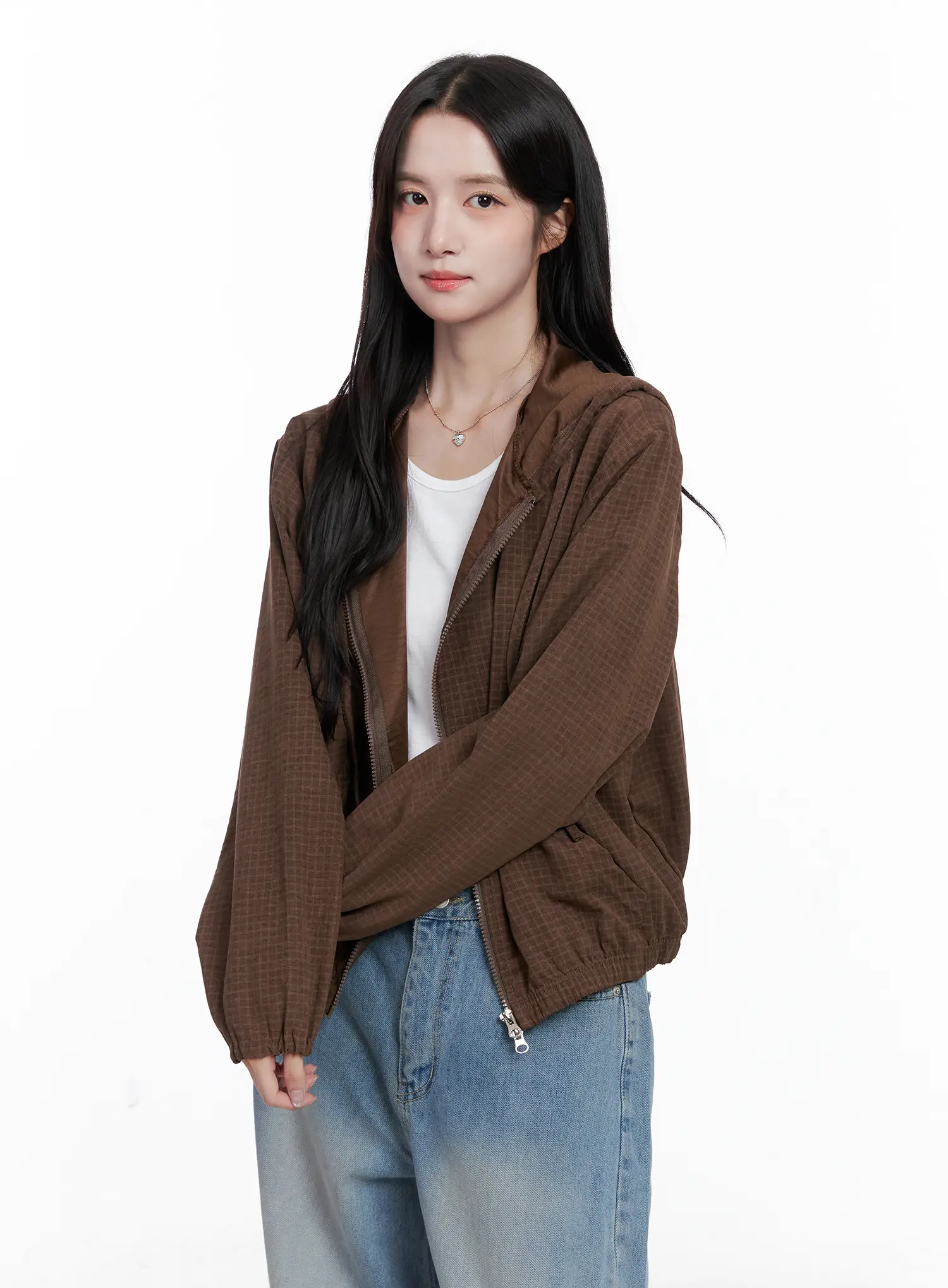 Minimalist Checkered Hoodie CS519 - Image 7