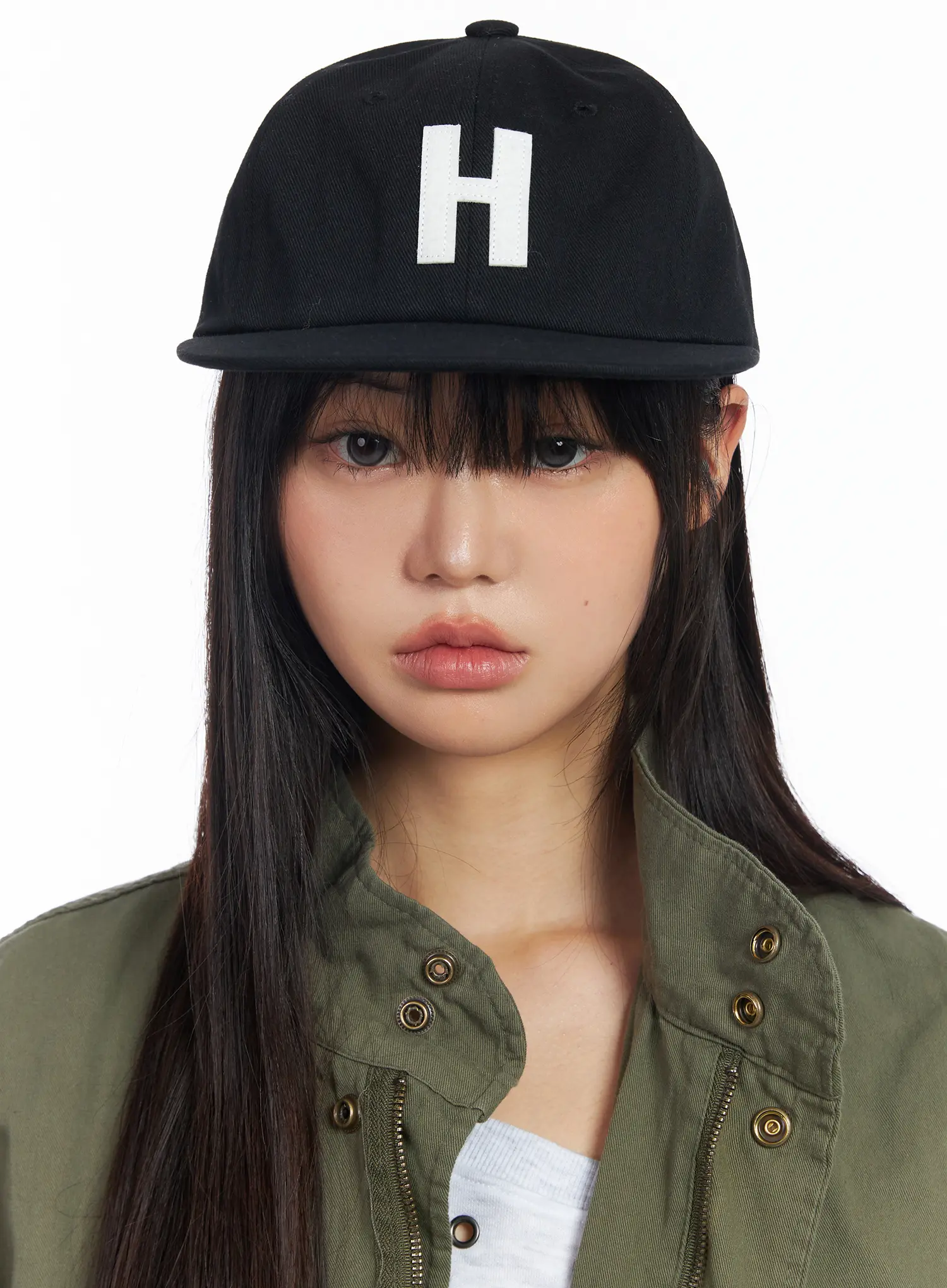 Minimalist H Logo Baseball Cap CF506 - Image 3