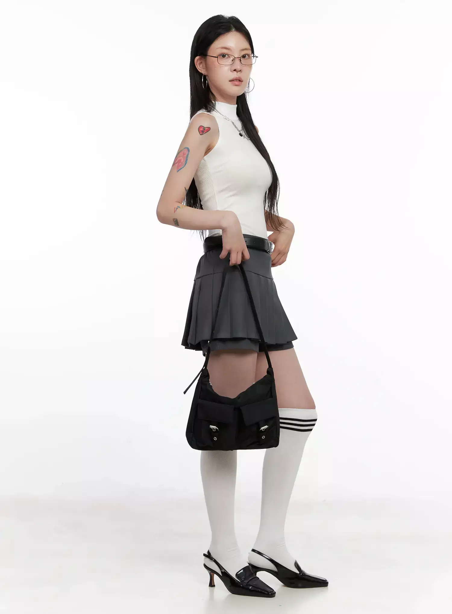 Mock Neck Tank Top IS508 - Image 10