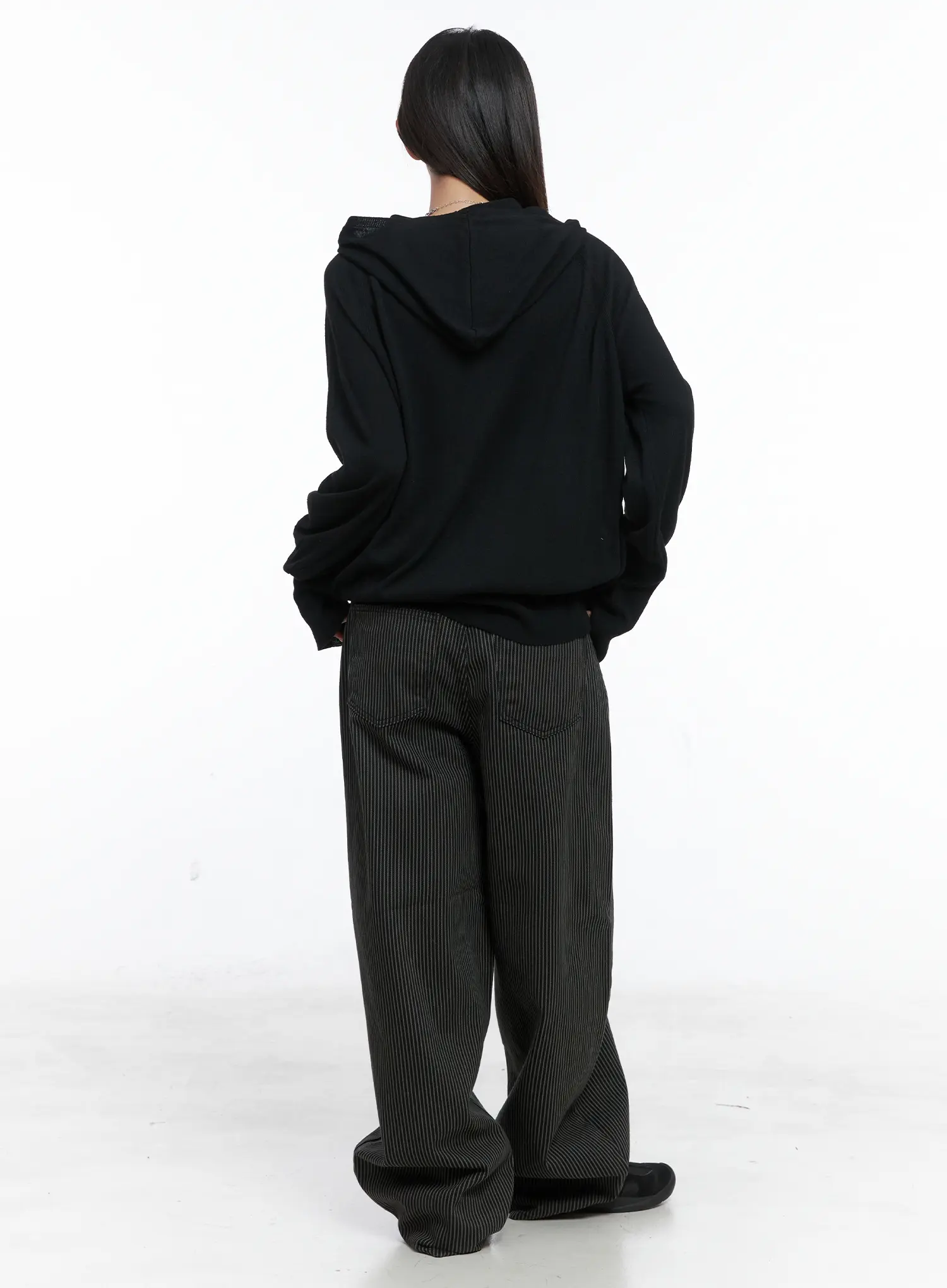 Monica Striped Wide-Leg Cotton Pants CS503 - Image 7