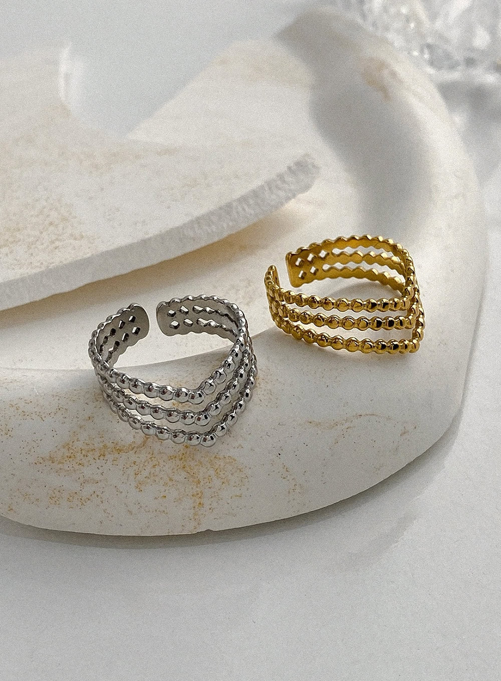 Mozart Triple Point Ring IA524 - Image 5