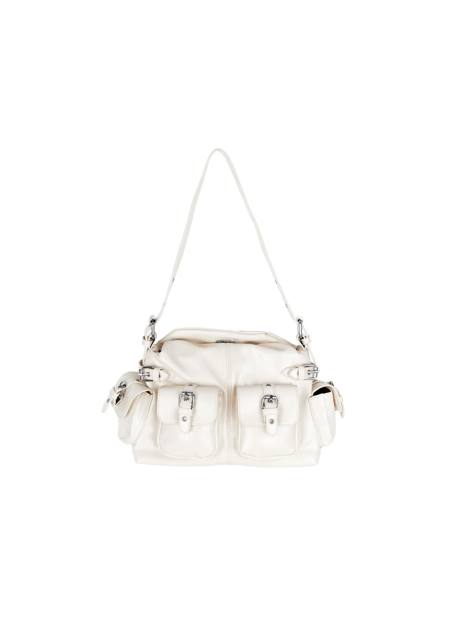 Multi-Pocket Belt Shoulder Bag CA514 - Image 11