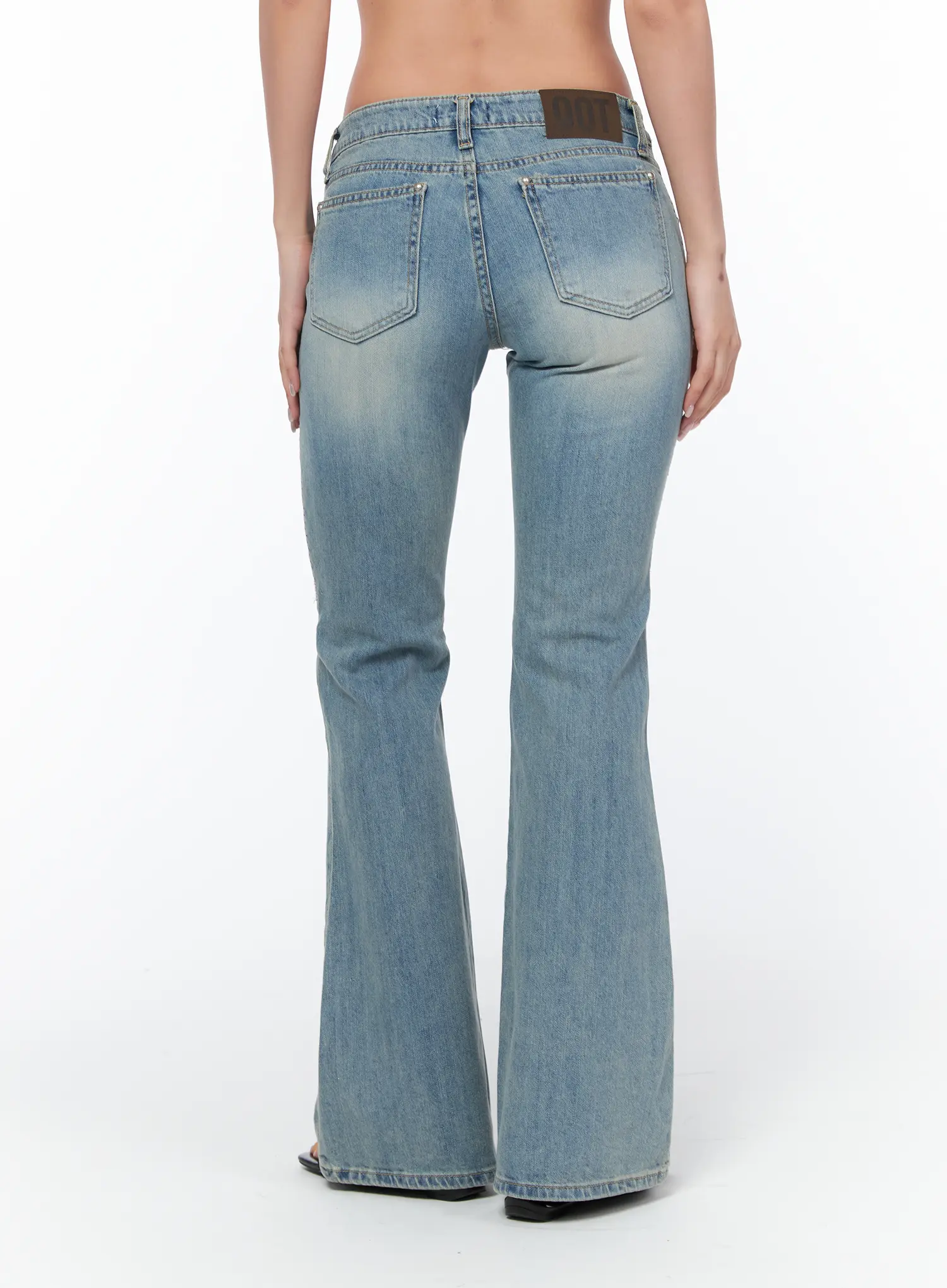 Nalani Low Rise Vintage Bootcut Jeans CA514 - Image 7