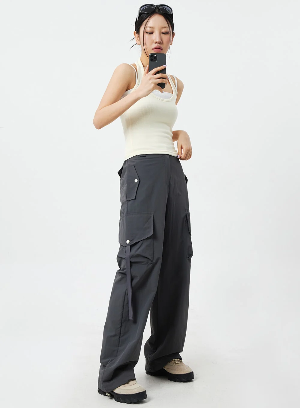 Neck Strap Knit Top CM324