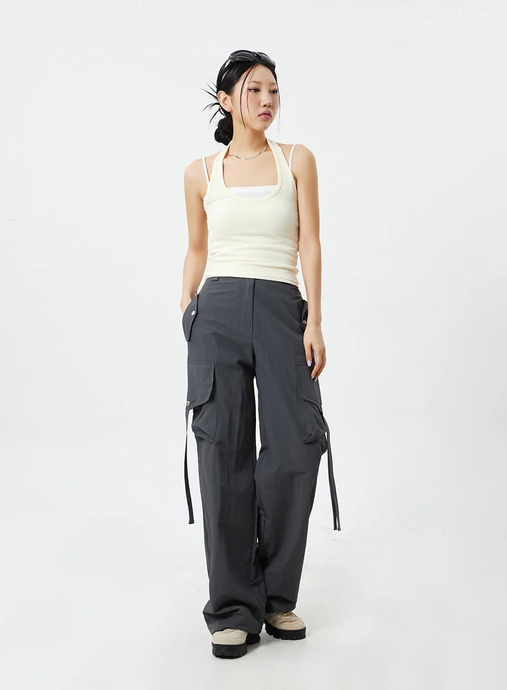 Neck Strap Knit Top CM324 - Image 10