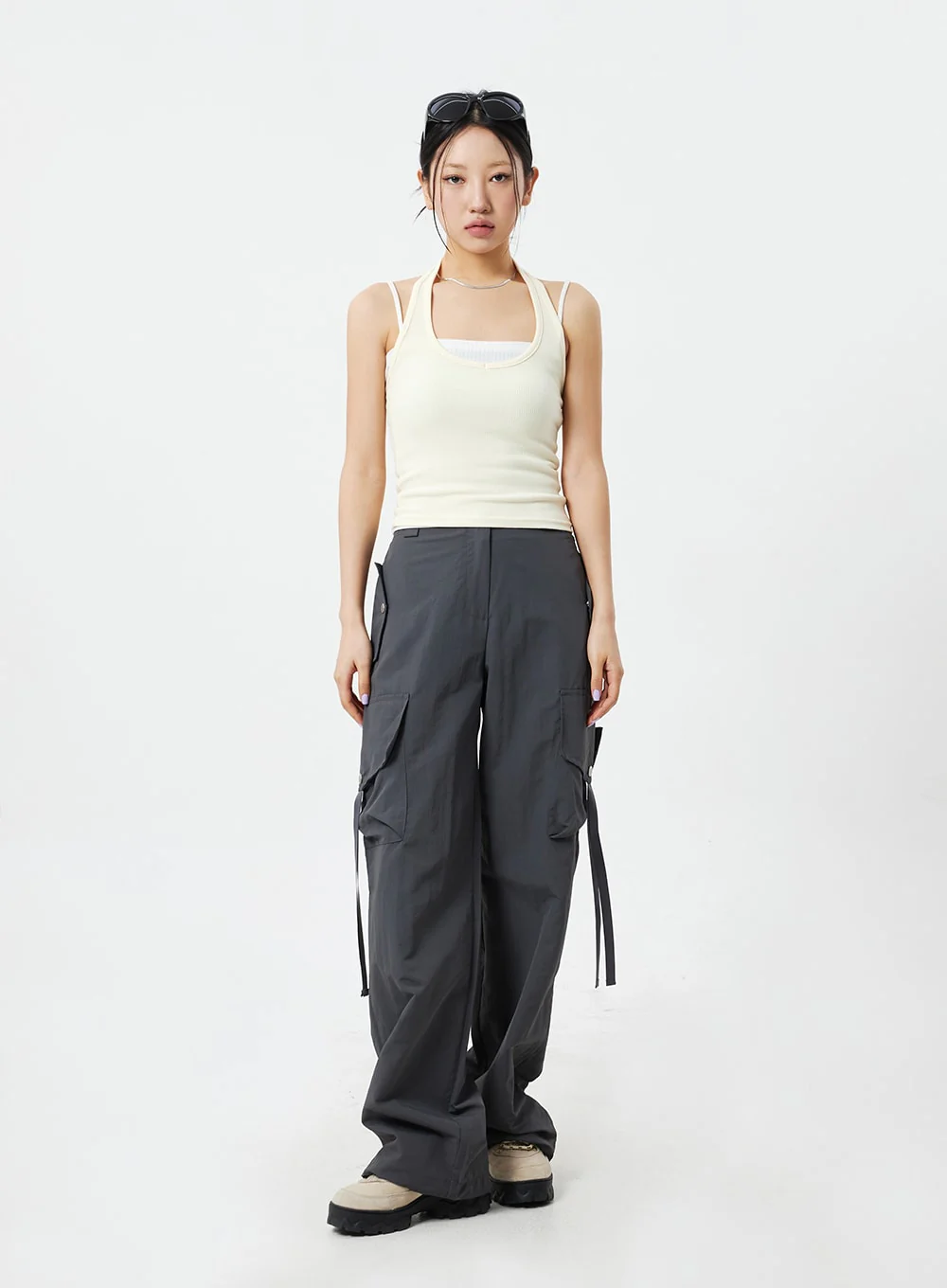 Neck Strap Knit Top CM324 - Image 13