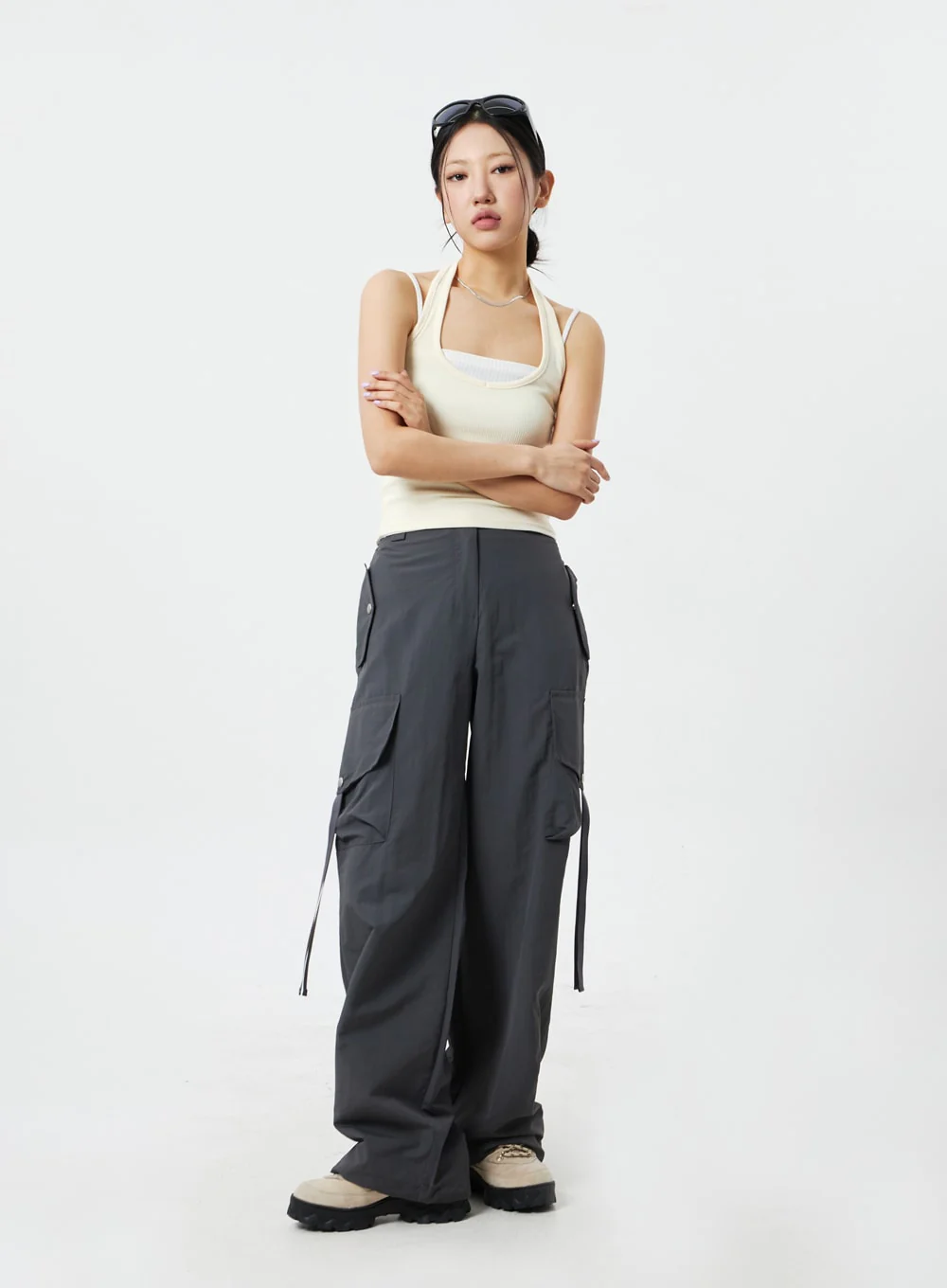 Neck Strap Knit Top CM324 - Image 4