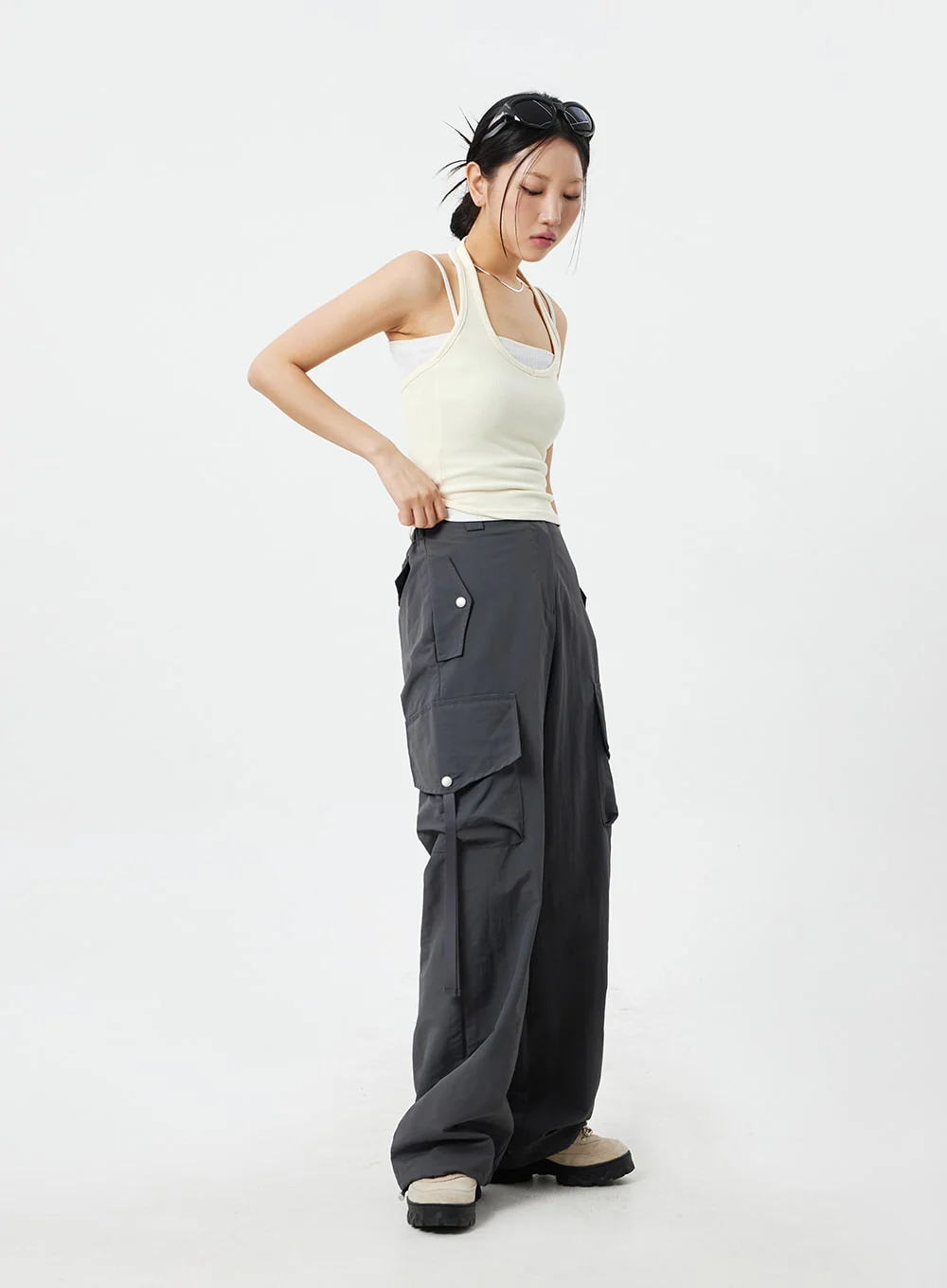 Neck Strap Knit Top CM324 - Image 7