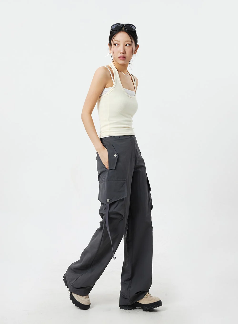 Neck Strap Knit Top CM324 - Image 8