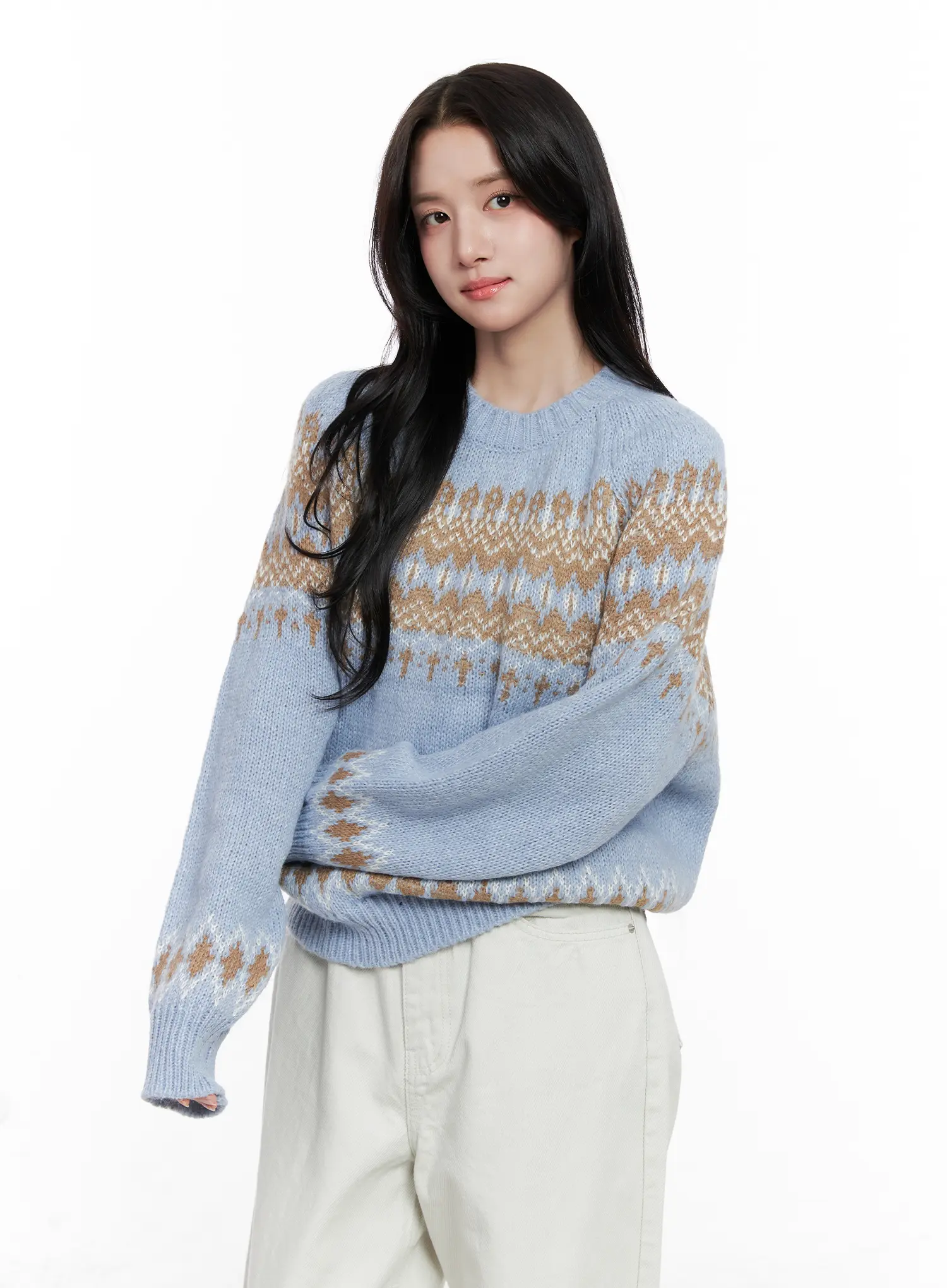 Nordic Knit Sweater CO522 - Image 11